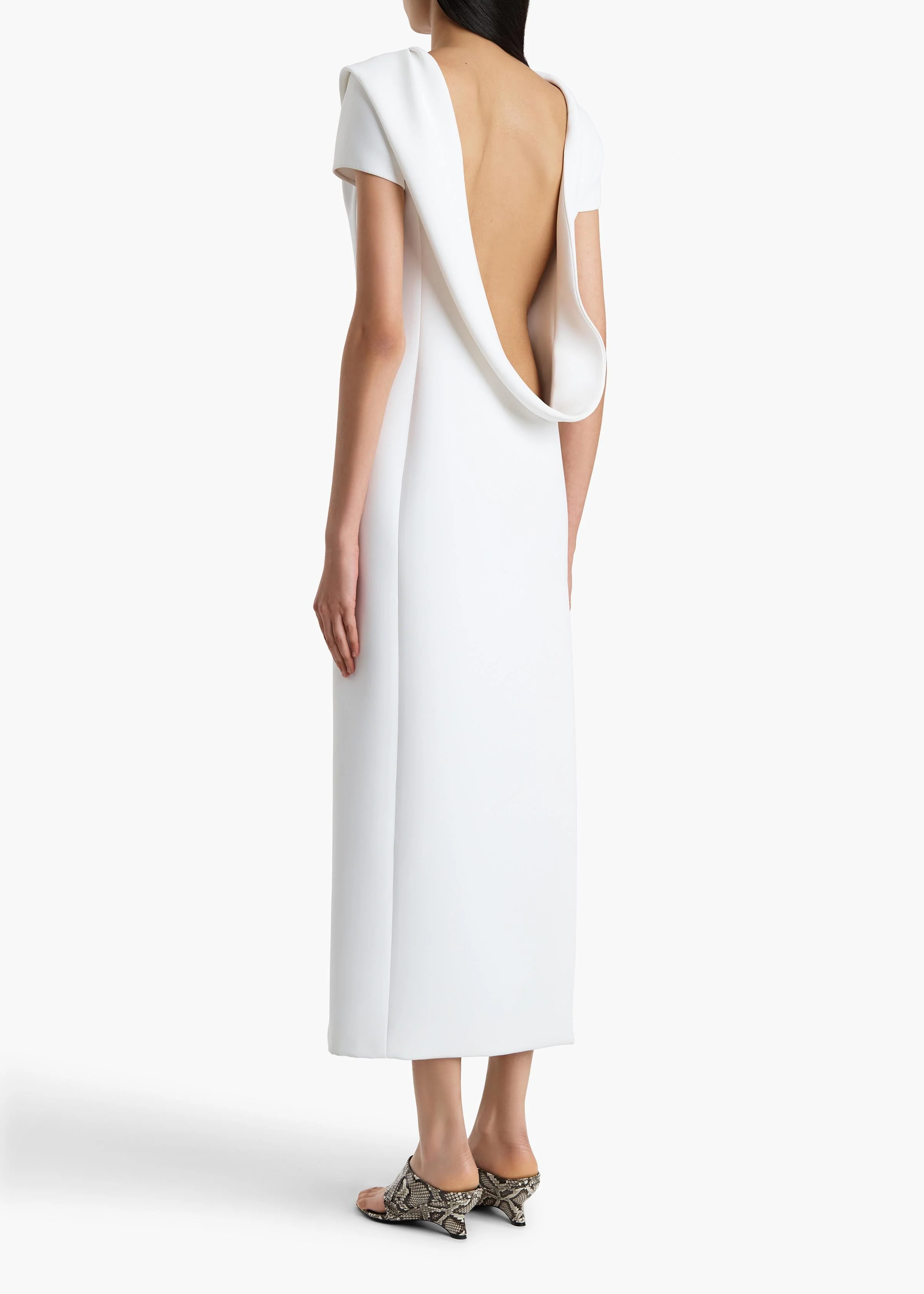 Khaite - Iryl Dress in Chalk - Image 4