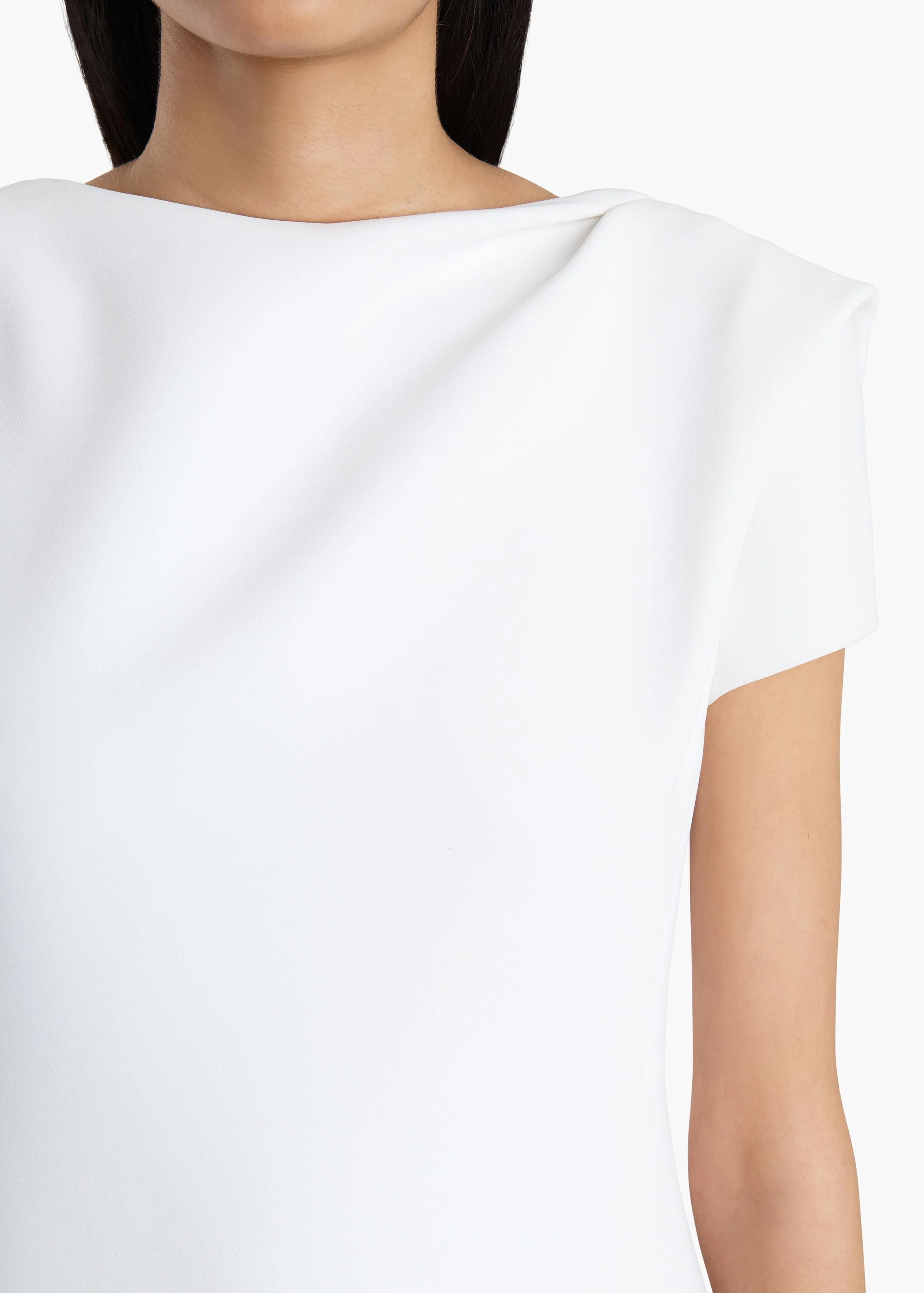 Khaite - Iryl Dress in Chalk - Image 5