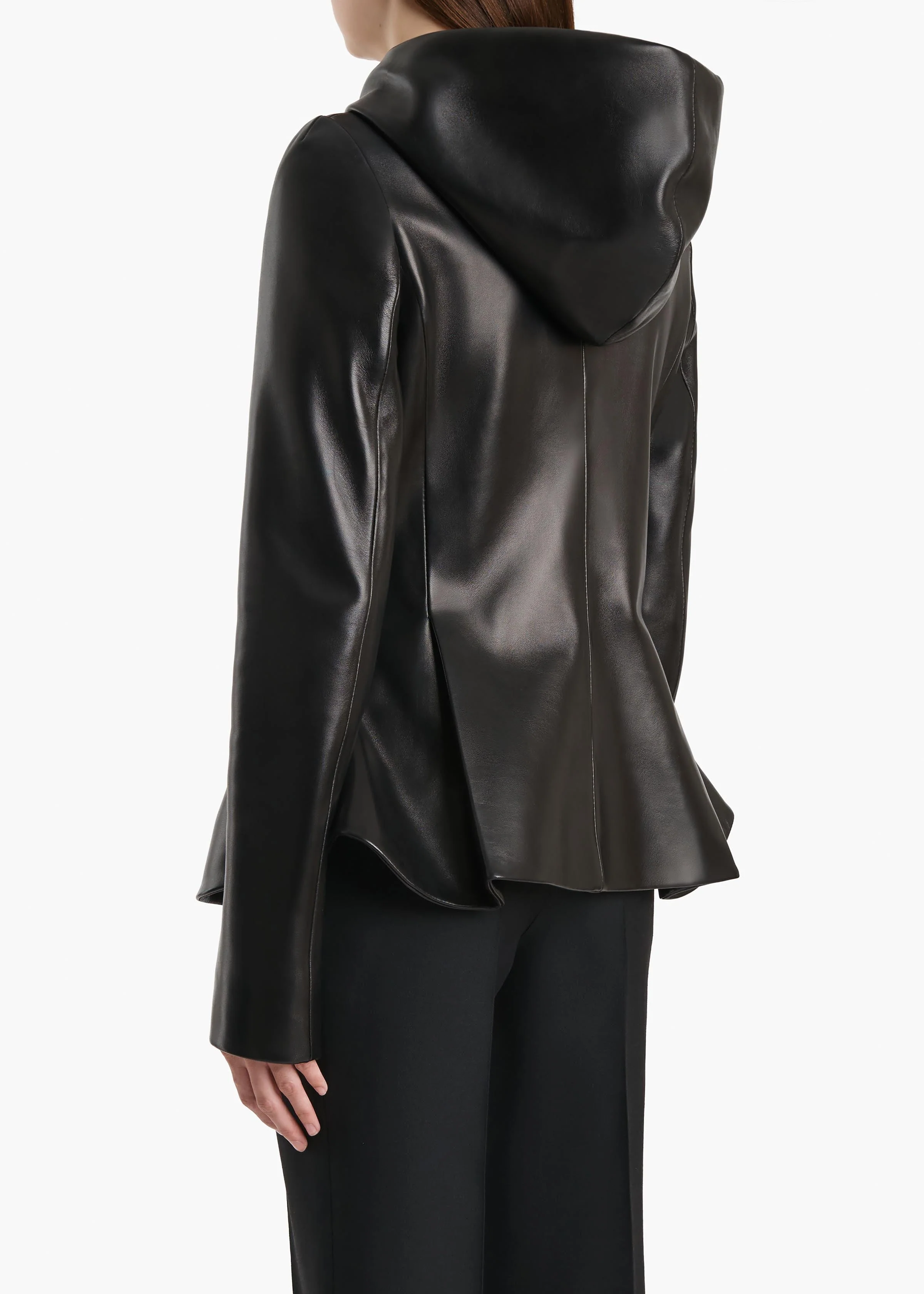 Khaite - June Jacket in Black Leather - Image 4