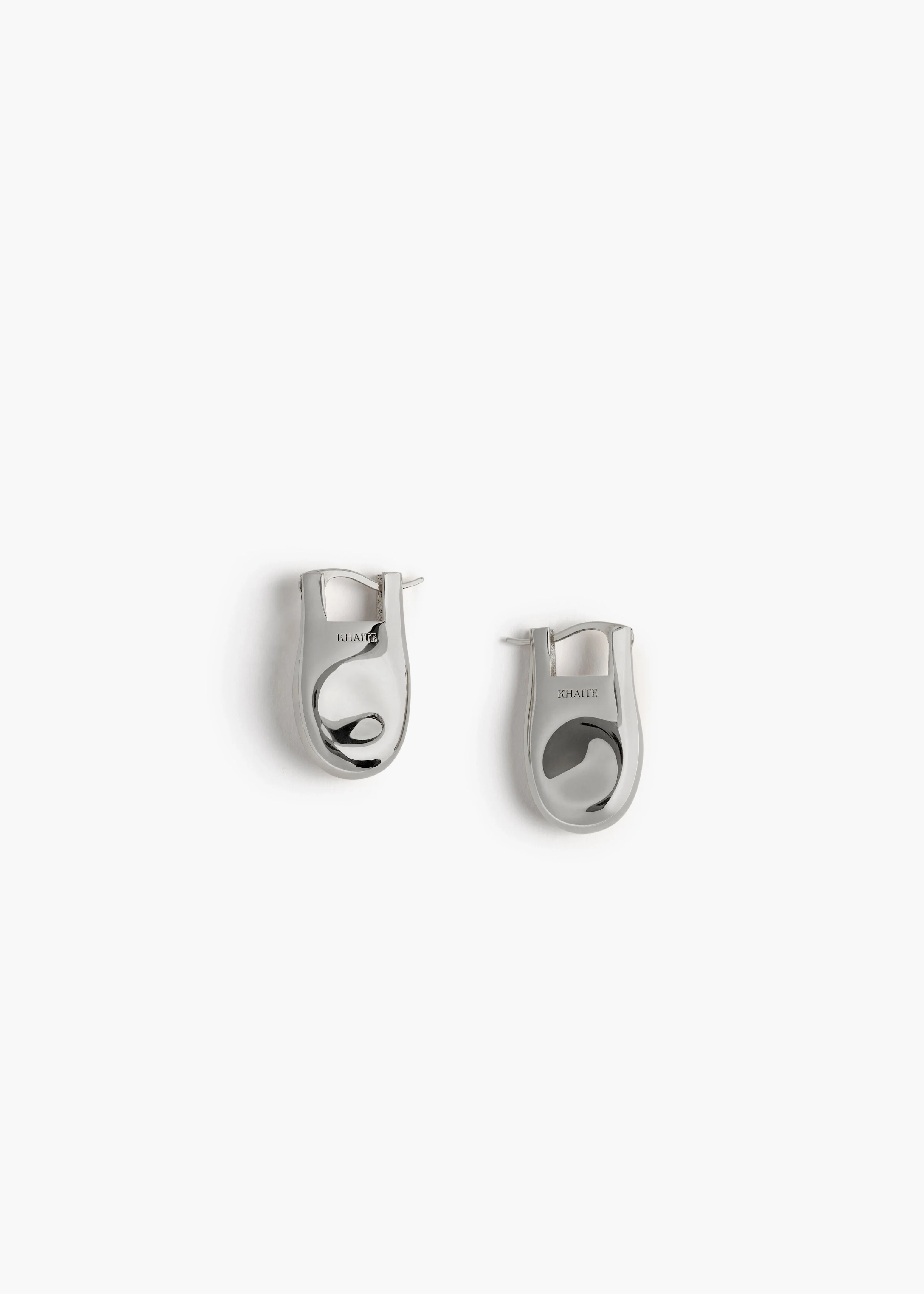 Khaite - Keefe Earrings in Silver - Image 2