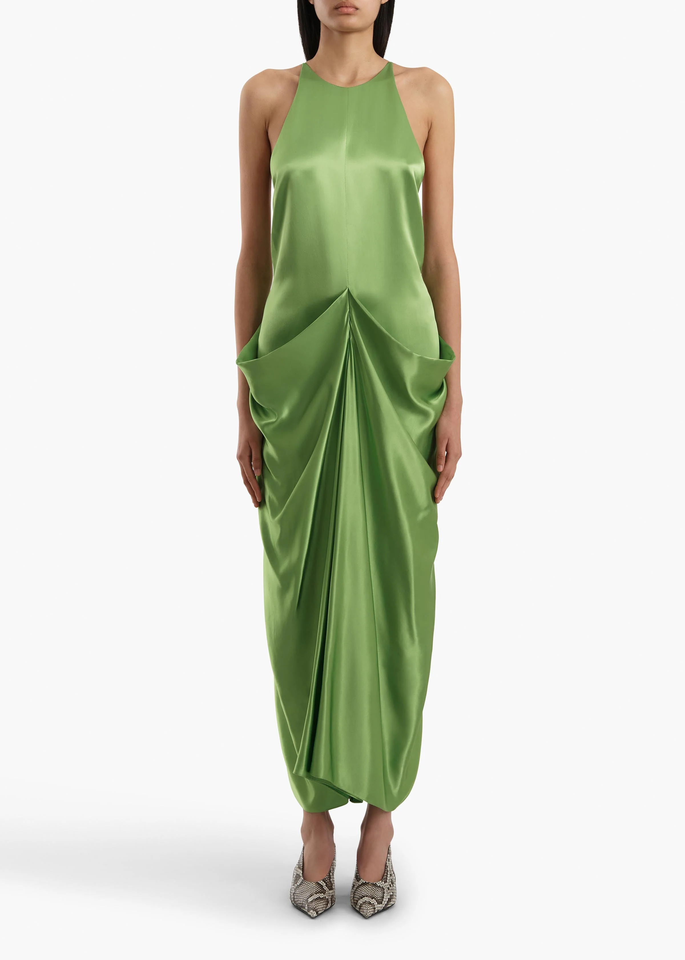 Khaite - Kent Dress in Absinthe - Image 2