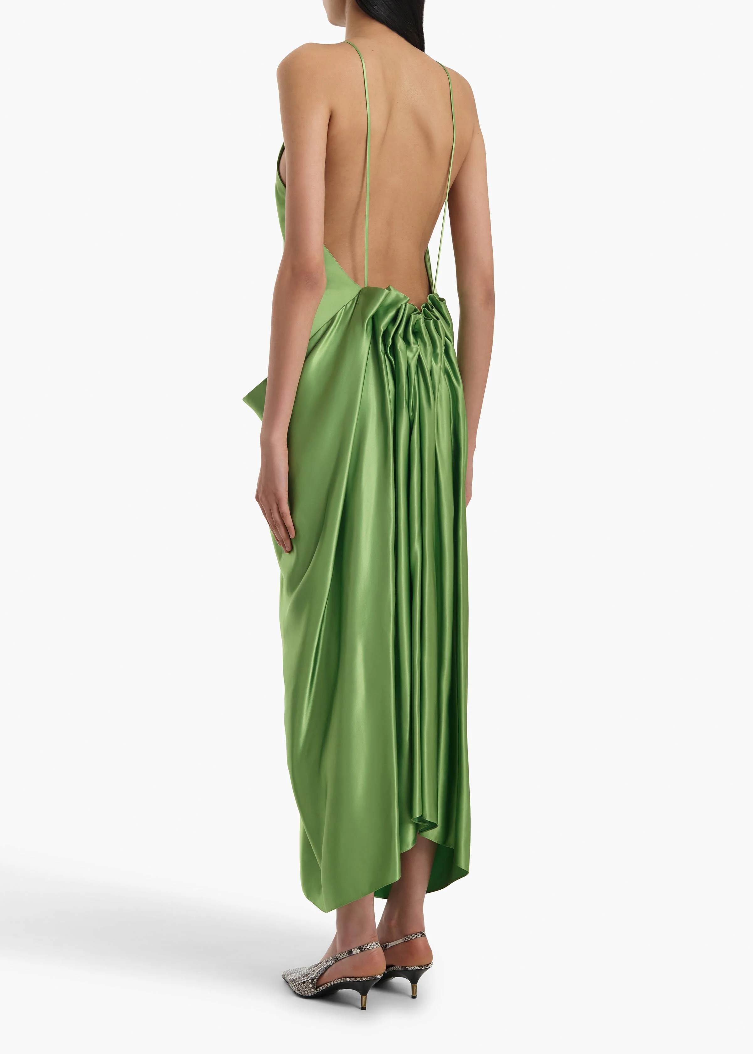 Khaite - Kent Dress in Absinthe - Image 3