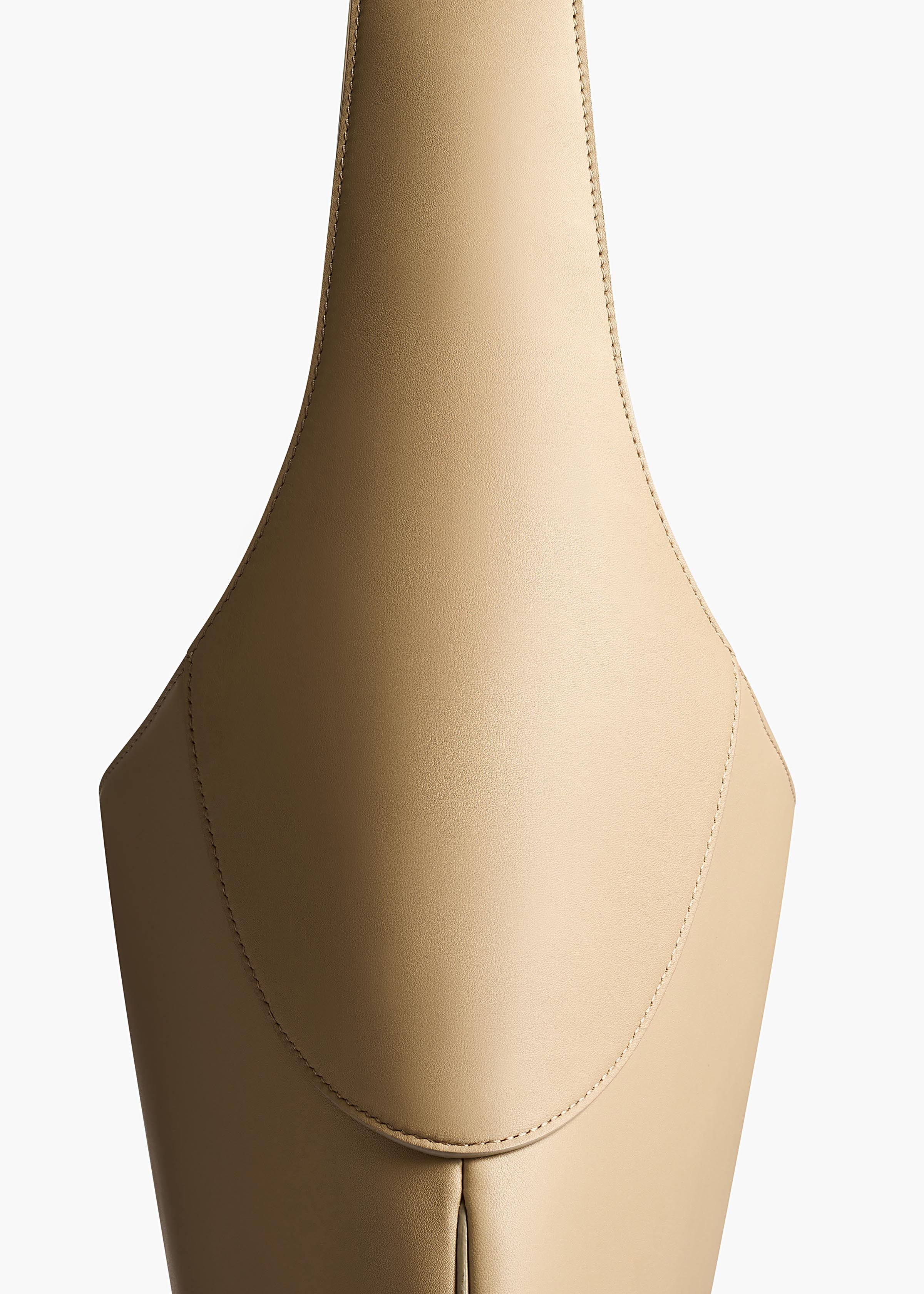 Khaite - Large Joan Hobo in Toffee Leather - Image 4