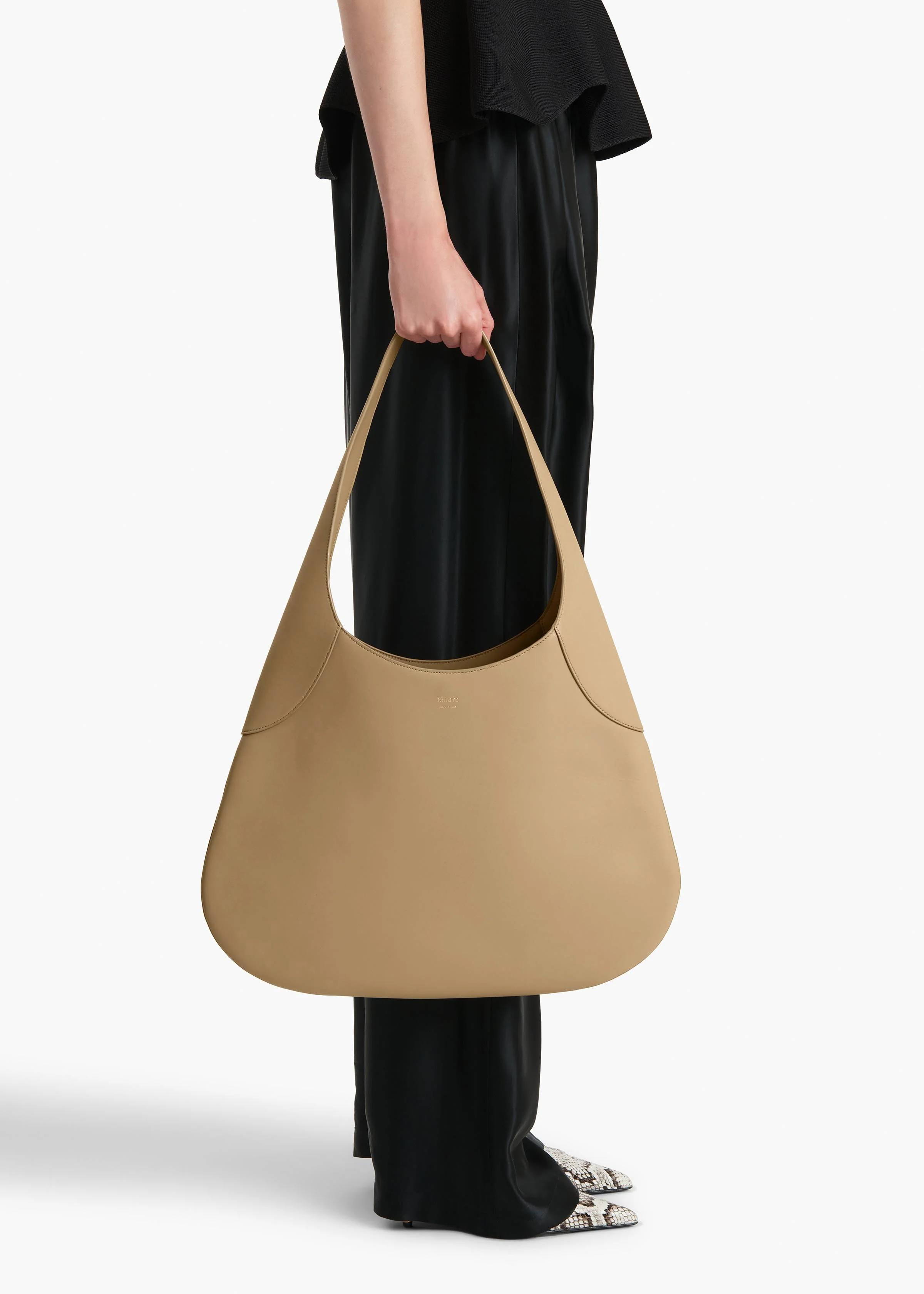 Khaite - Large Joan Hobo in Toffee Leather - Image 5