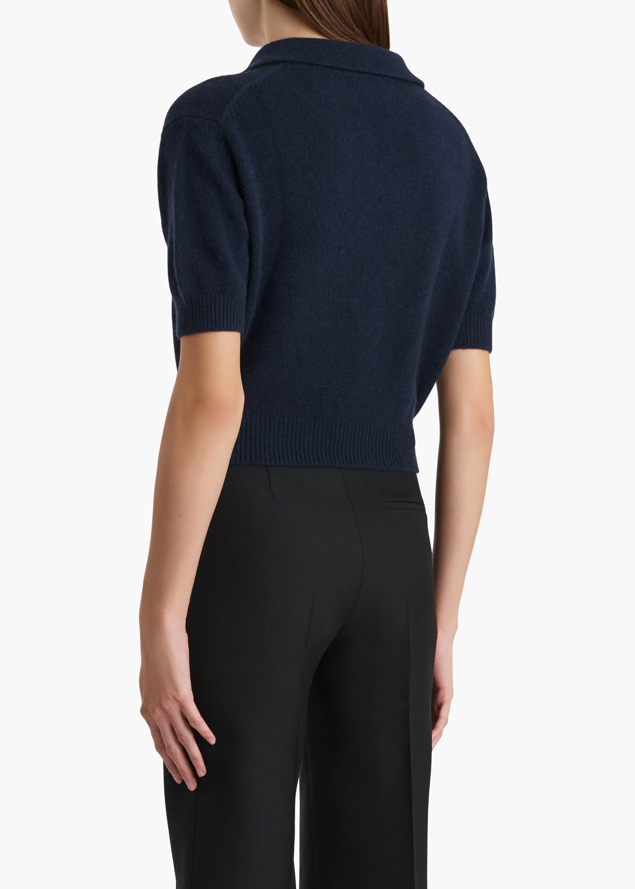 Khaite - Leni Sweater in Midnight - Image 4