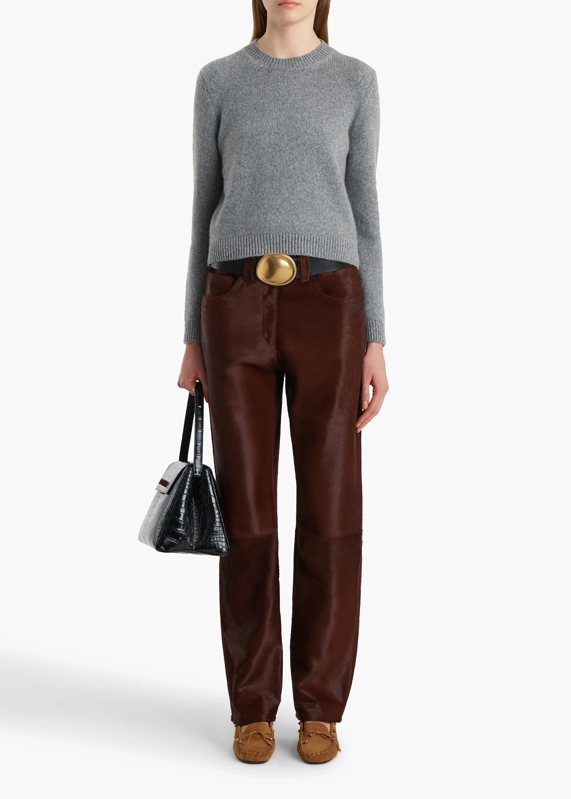Khaite - Leta Sweater in Fog - Image 2