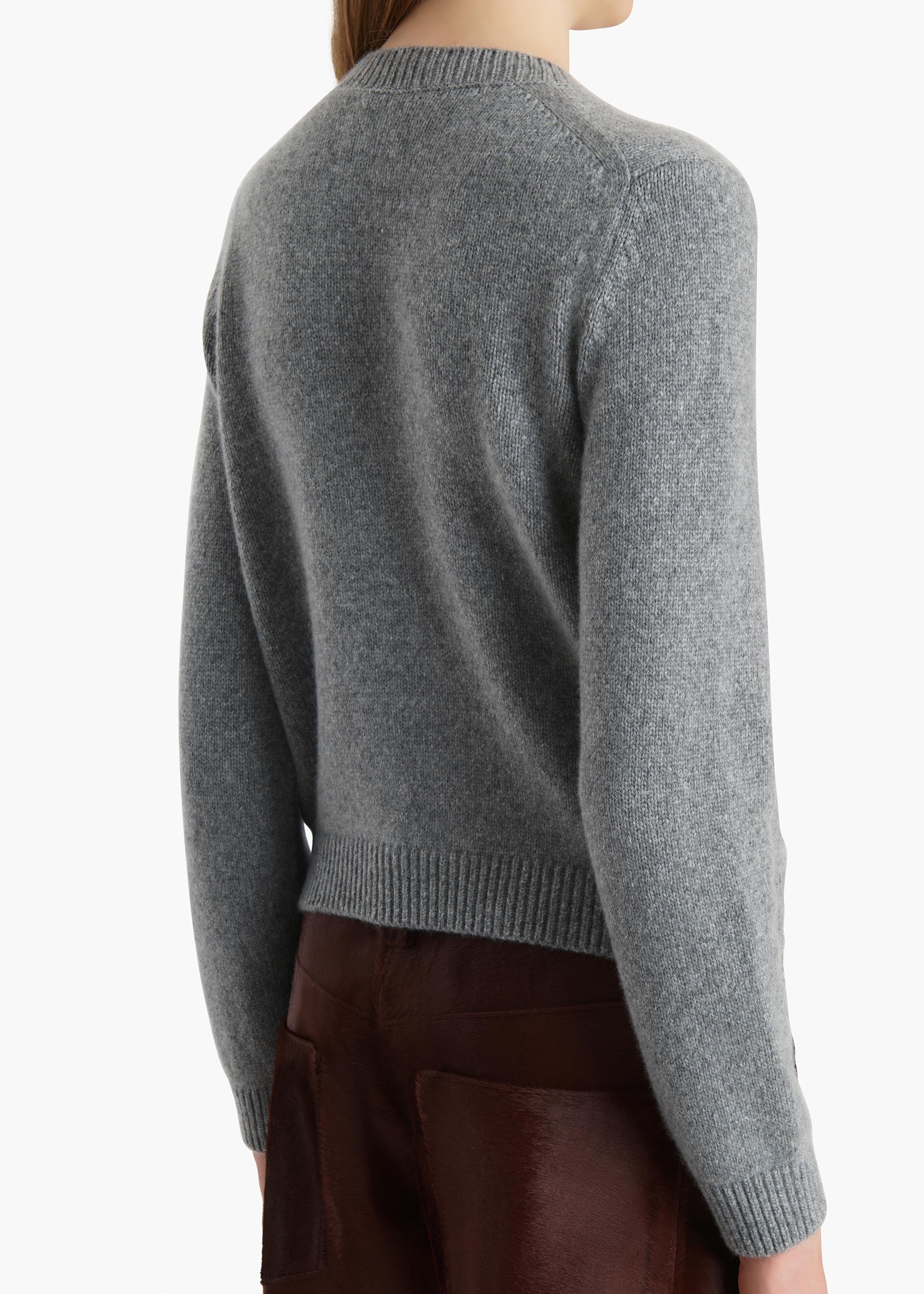 Khaite - Leta Sweater in Fog - Image 6