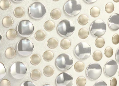 Khaite - Livia Bag in Optic White Leather with Silver Studs - Image 5