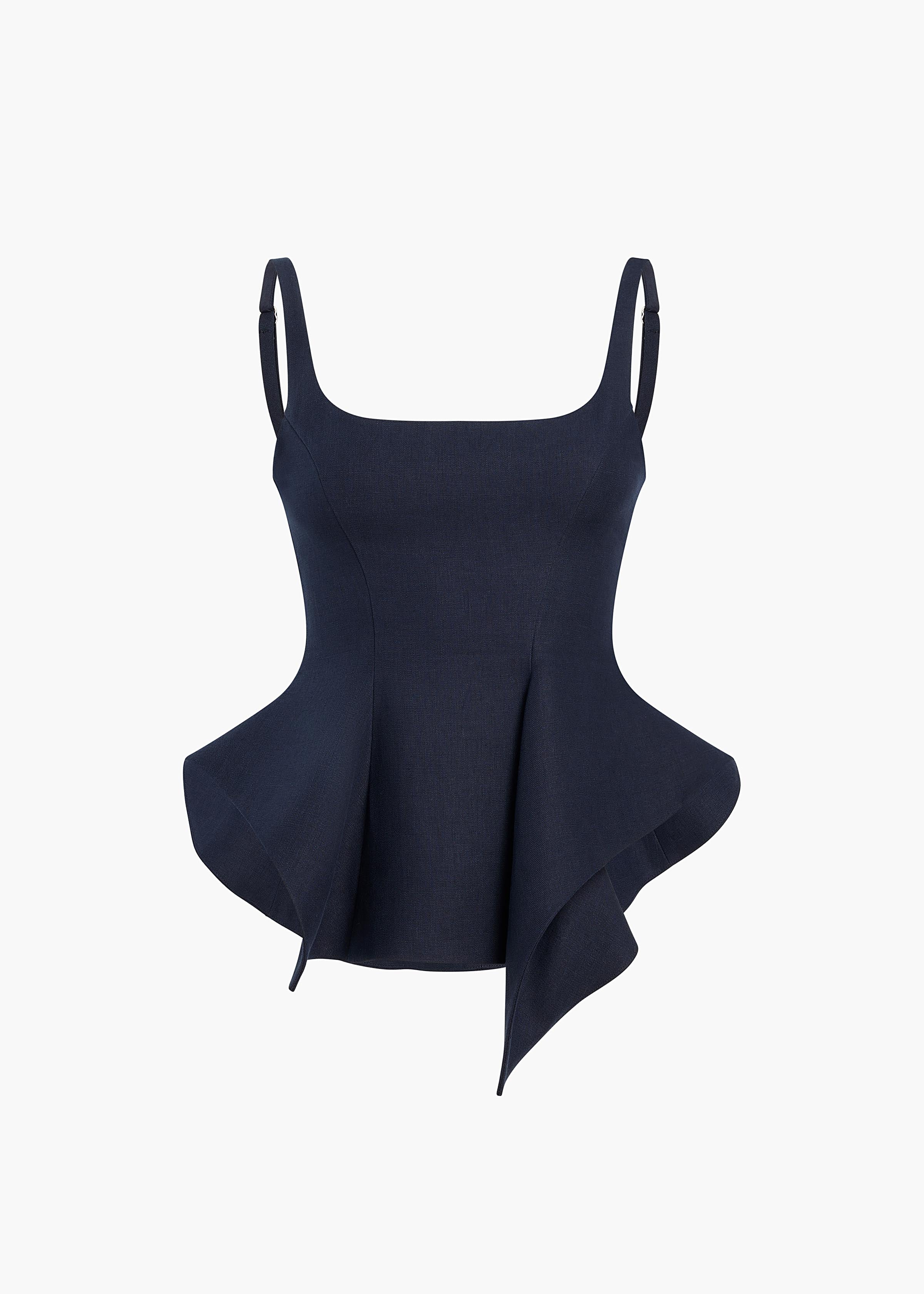 Khaite - Loa Top in Dark Navy