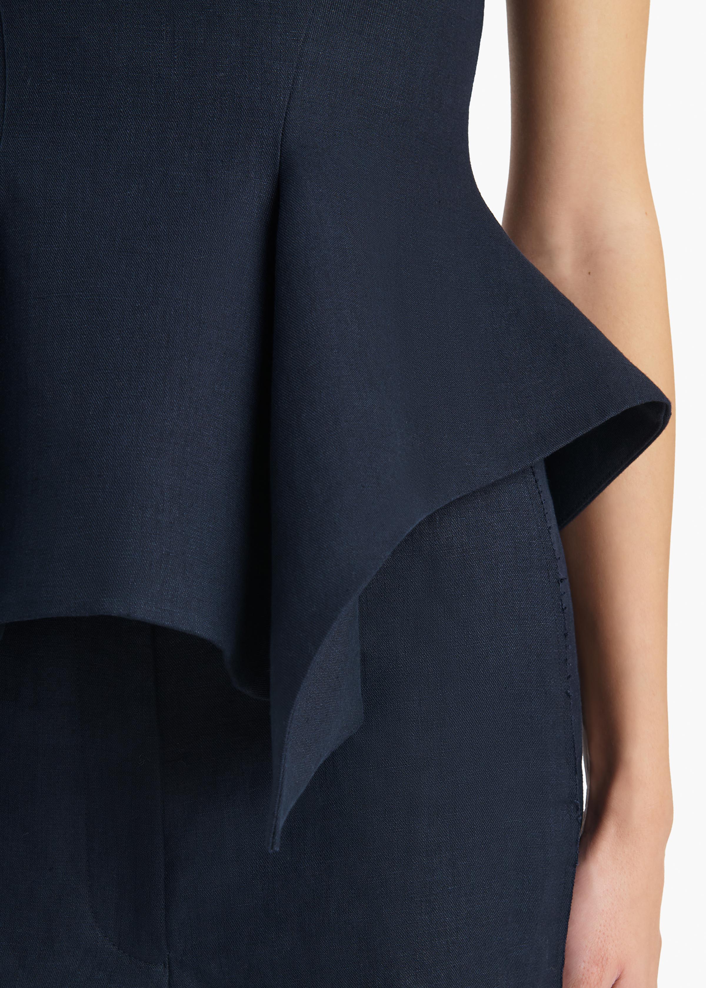 Khaite - Loa Top in Dark Navy - Image 5