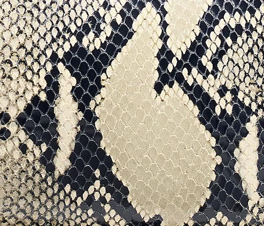 Khaite - Loop Kitten Heel Sandal in Natural Python - Embossed Leather - Image 4