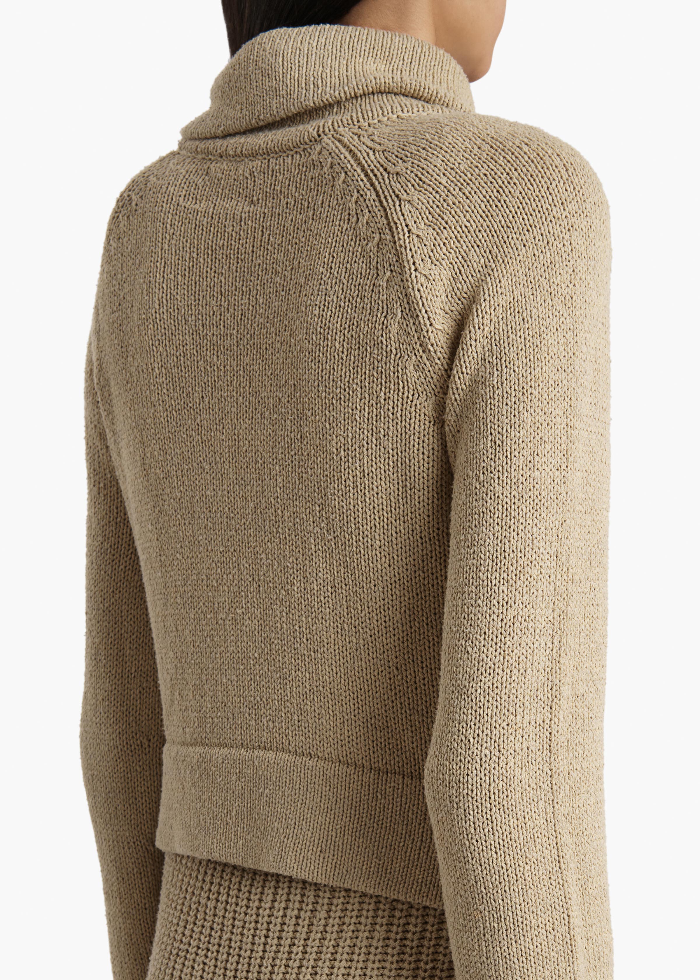 Khaite - Lorrai Cardigan in Beige - Image 6