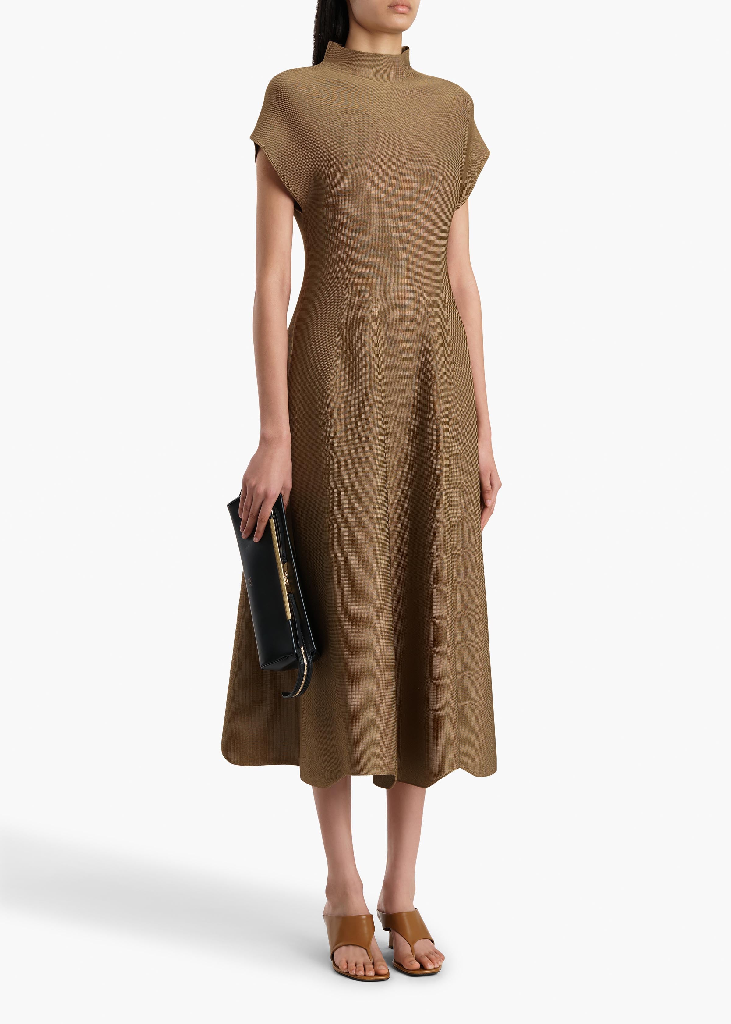 Khaite - Lyra Dress in Carob - Image 2