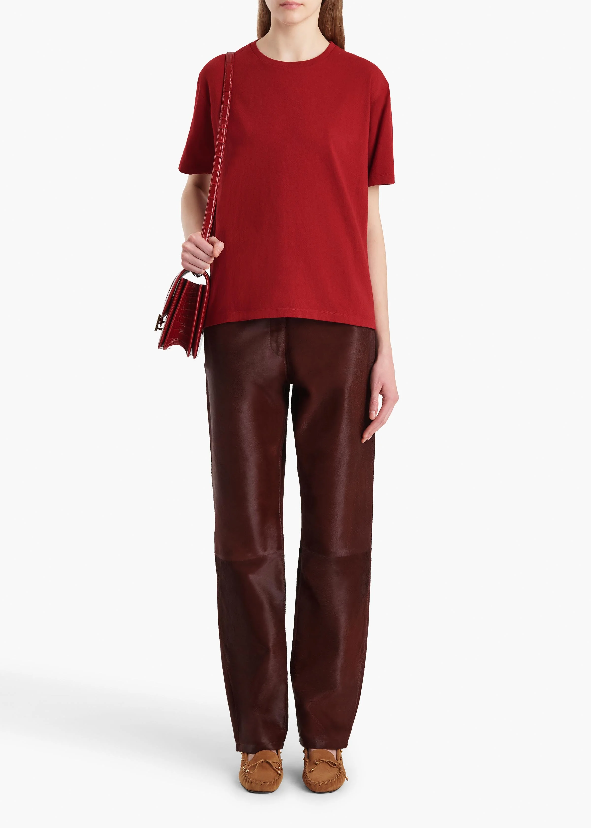 Khaite - Mae T - Shirt in Crimson - Image 2