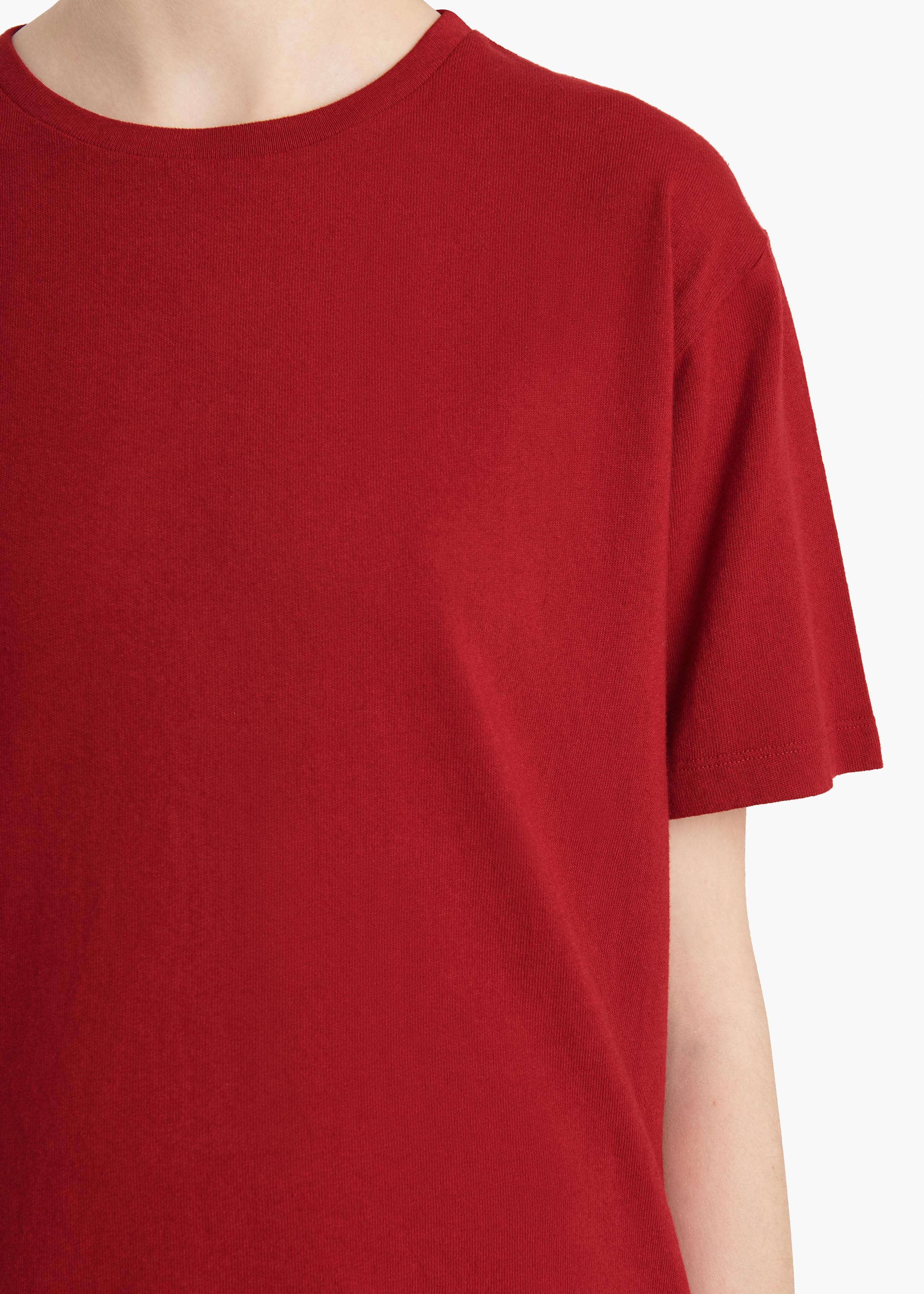 Khaite - Mae T - Shirt in Crimson - Image 5