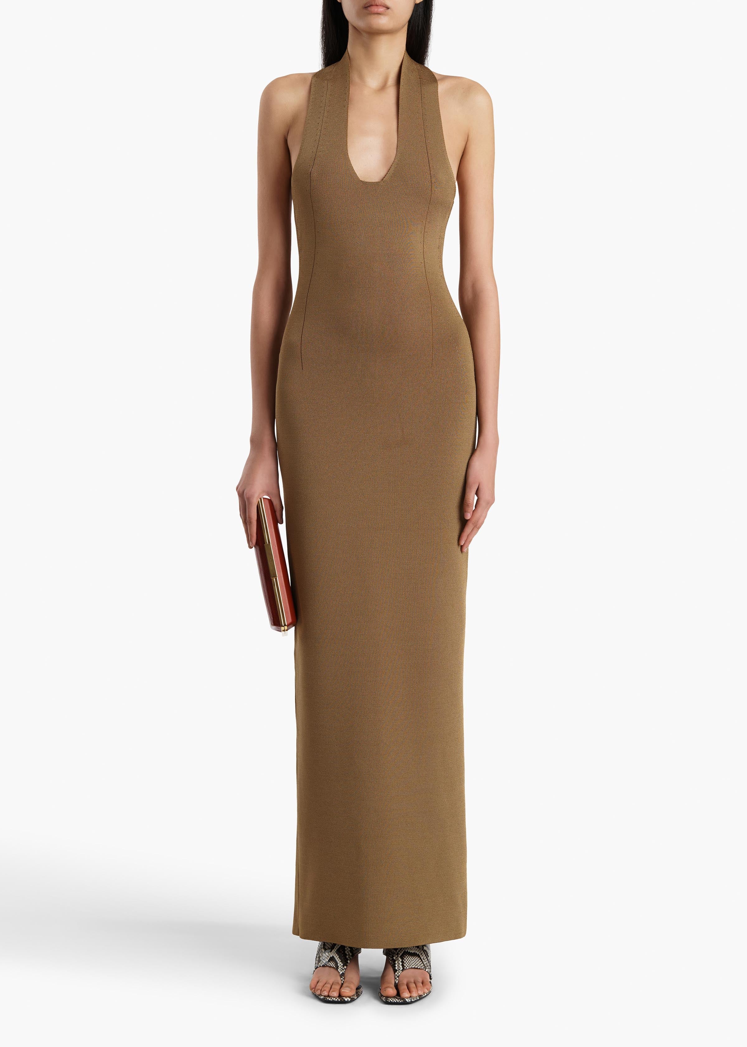 Khaite - Mahi Dress in Carob - Image 2