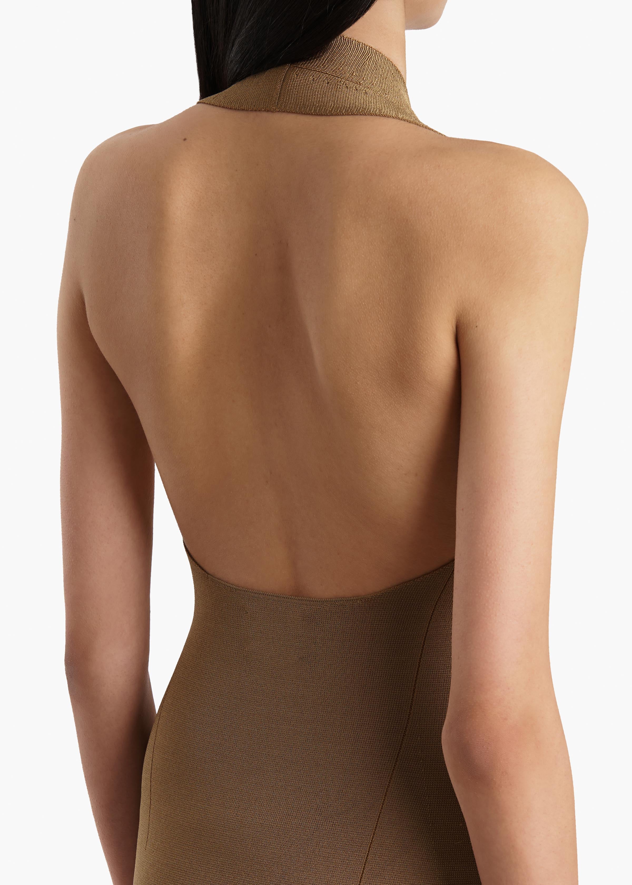 Khaite - Mahi Dress in Carob - Image 6