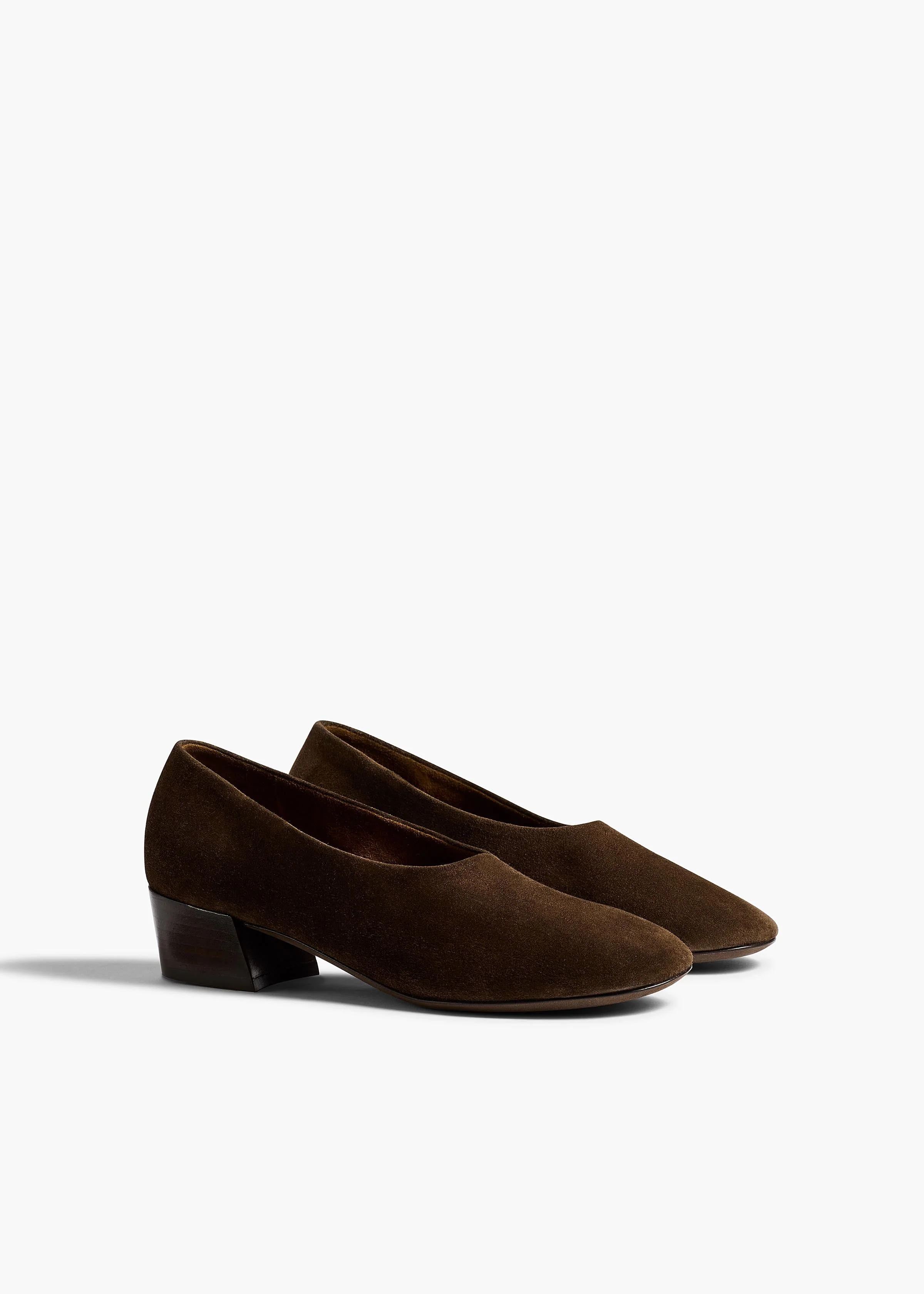 Khaite - Marcy Pump in Ebano Suede - Image 2