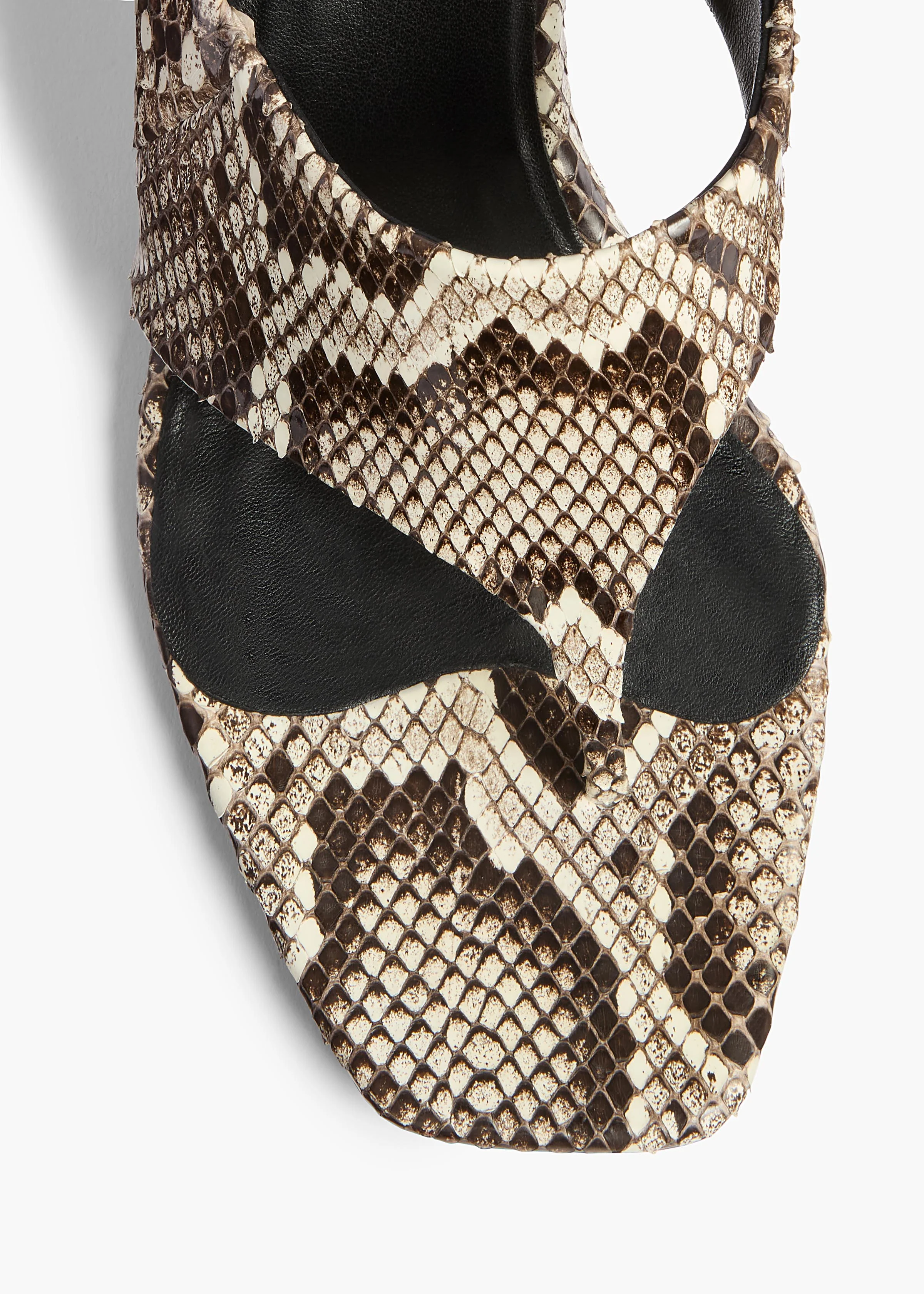 Khaite - Marlow Mule in Natural Python - Image 3