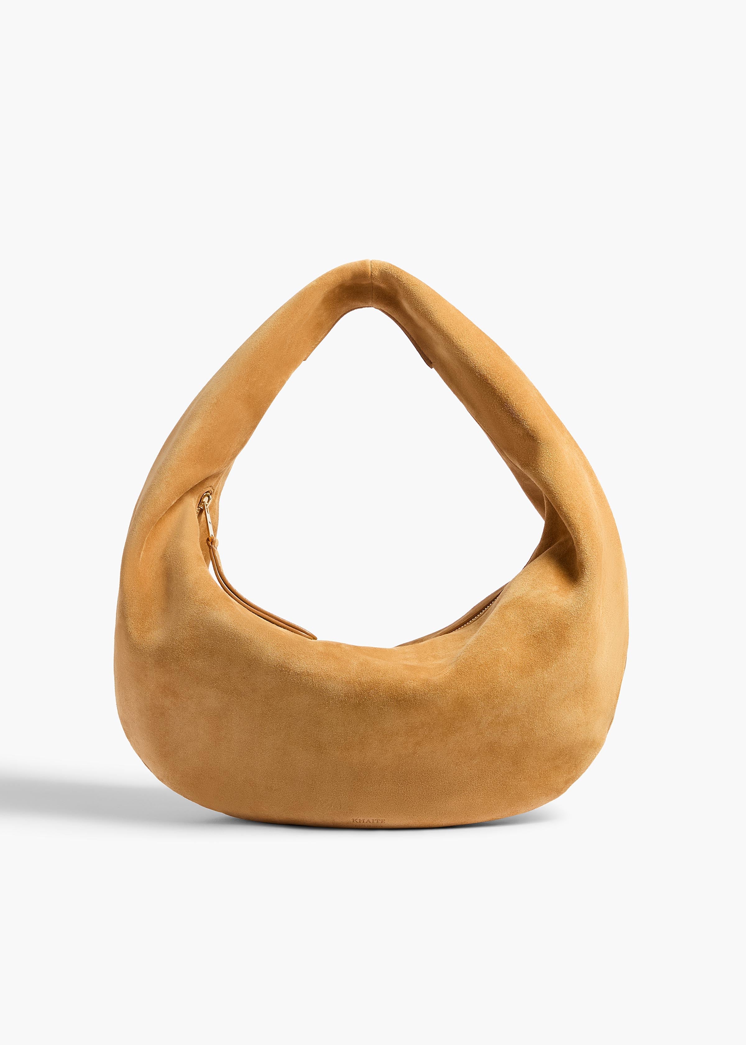 Khaite - Medium Olivia Hobo in Goldenrod Suede
