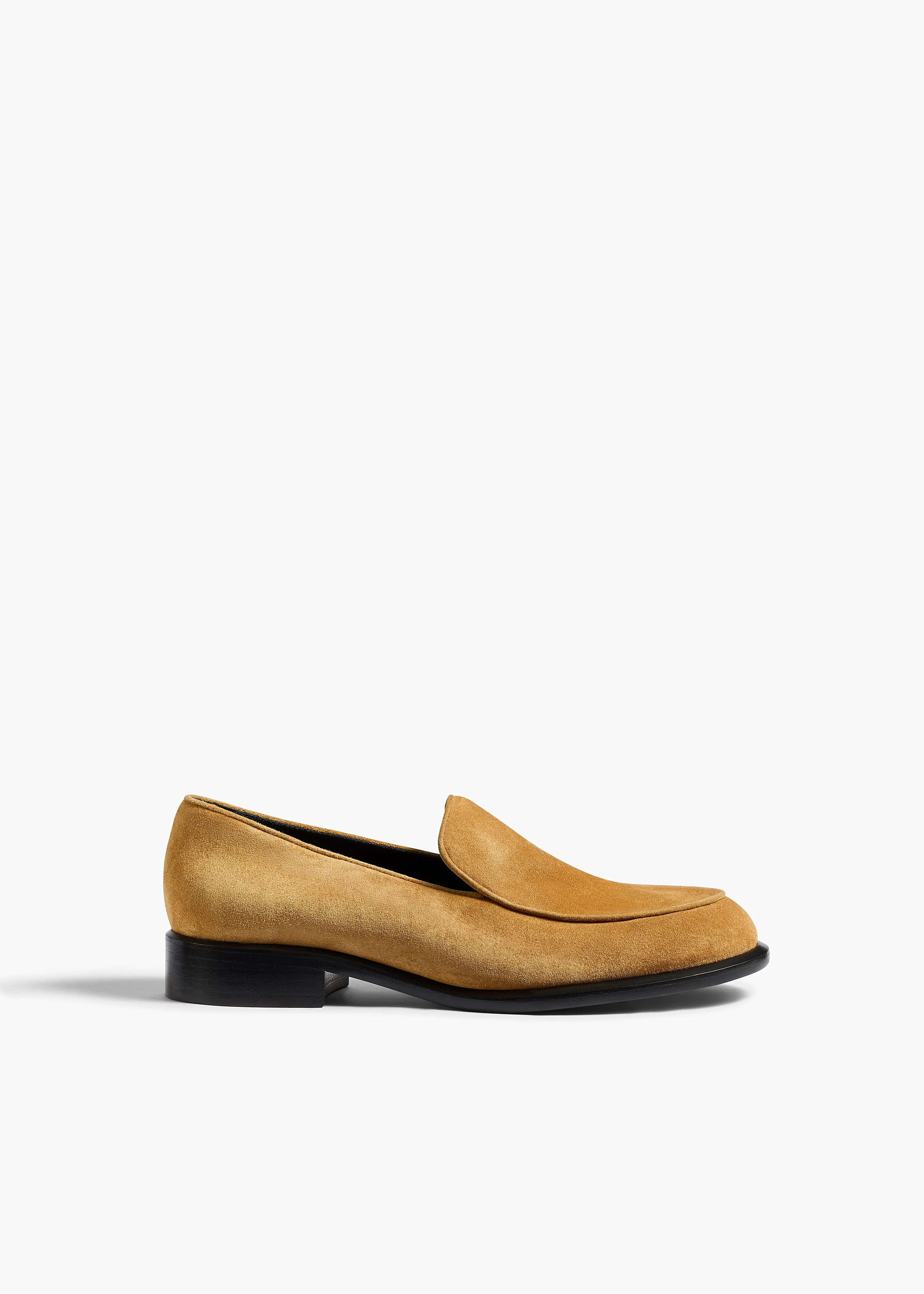 Khaite - Miles Loafer in Goldenrod Suede
