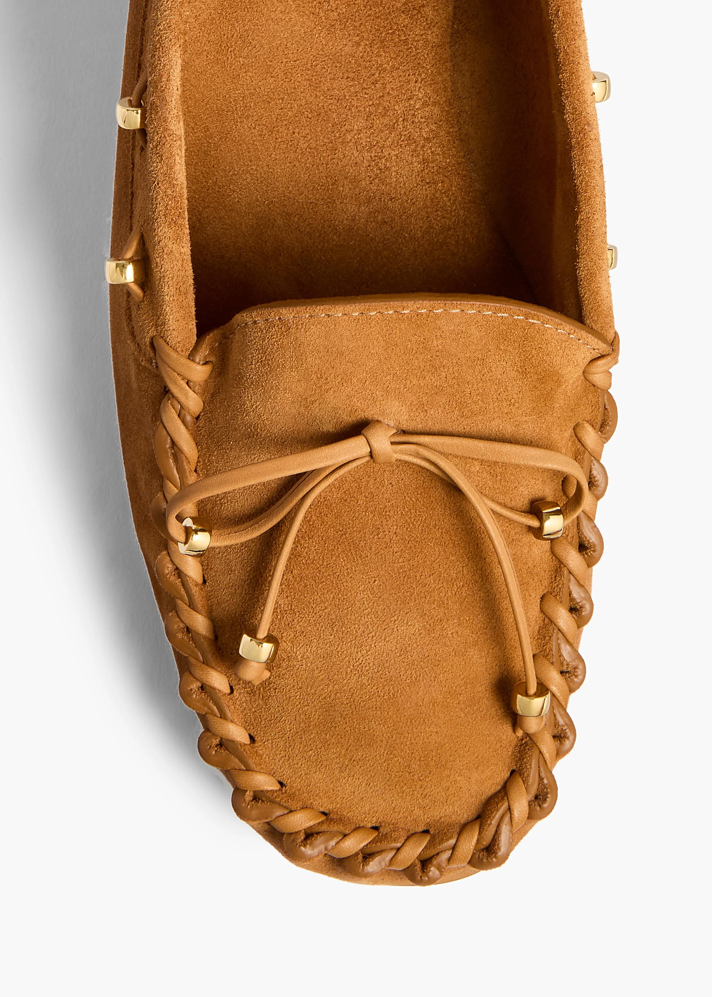 Khaite - Milly Pump in Caramel Suede - Image 3
