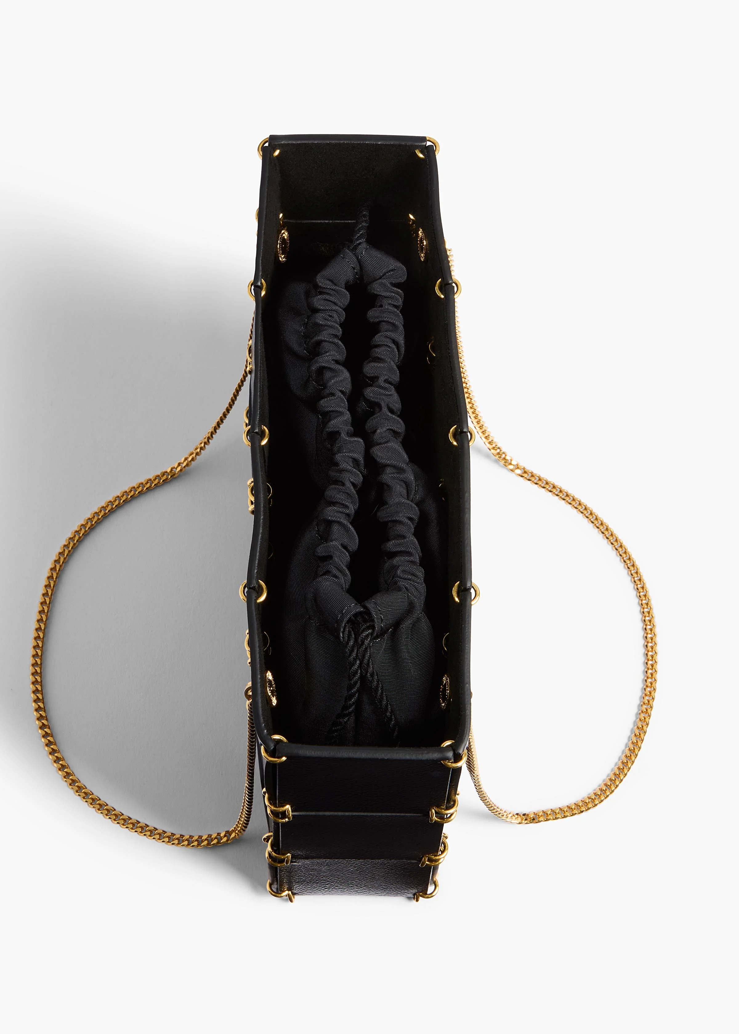 Khaite - Mini Emma Bag in Black Crackle Patent Leather - Image 4