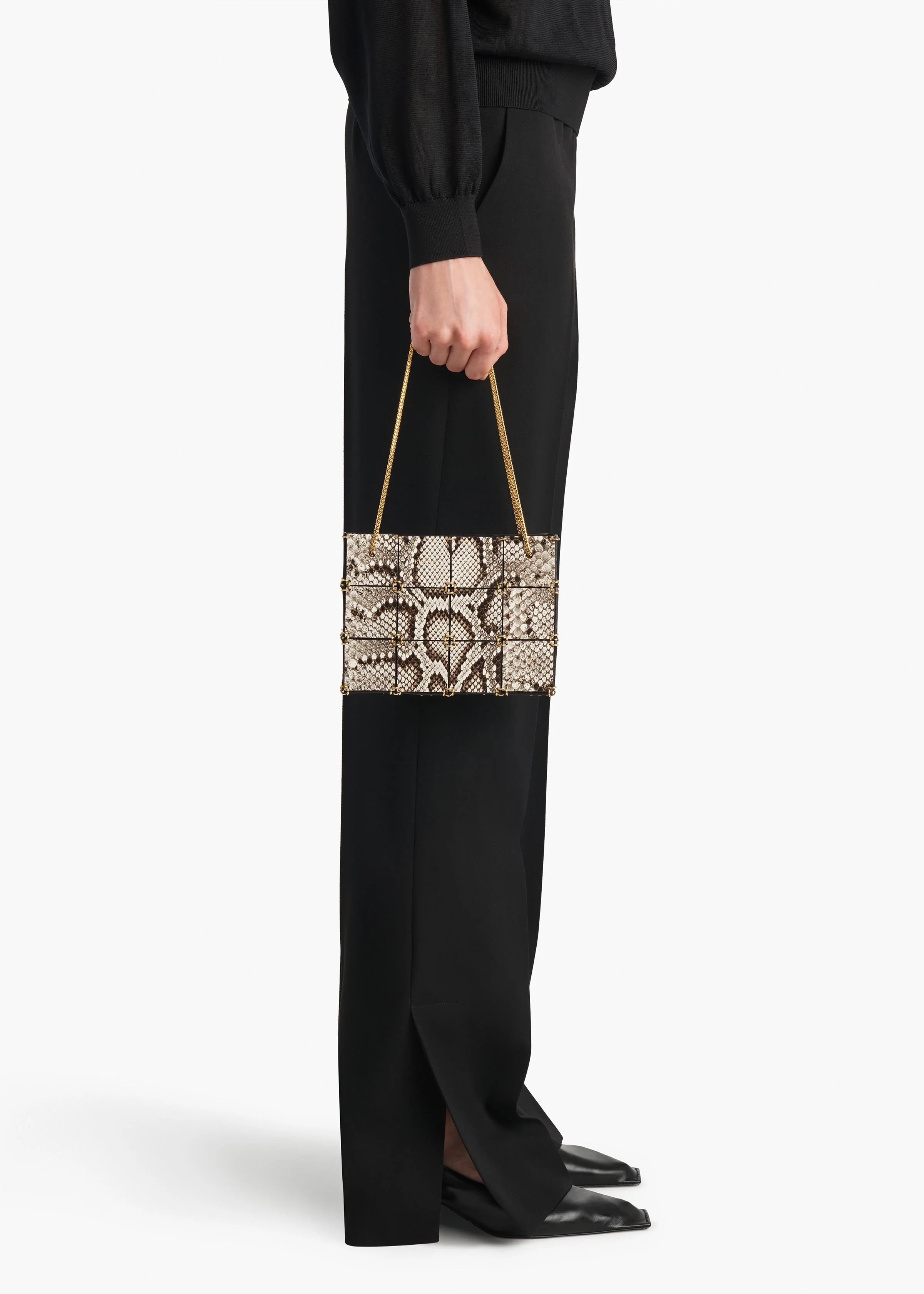 Khaite - Mini Emma Bag in Natural Python - Image 5