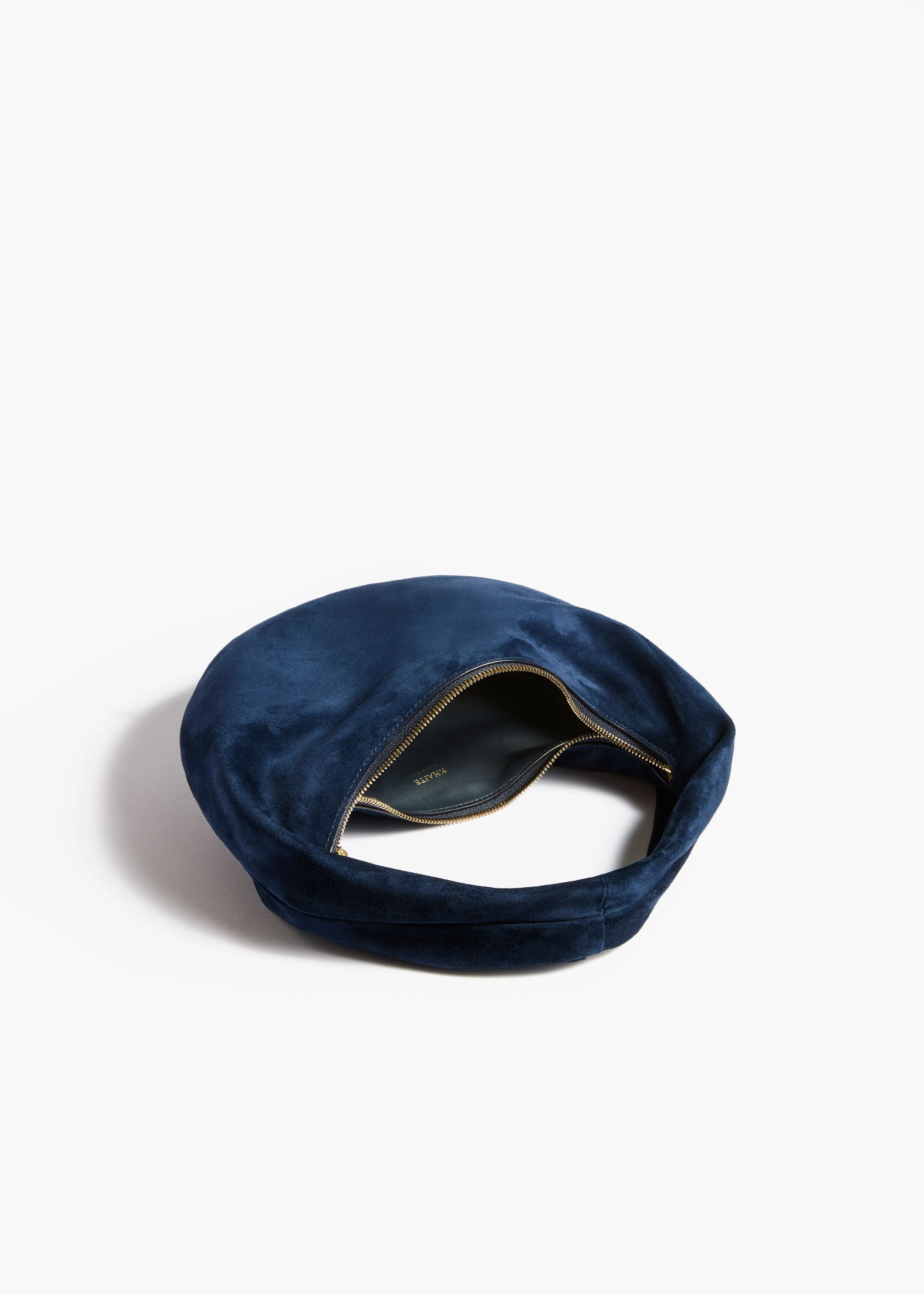 Khaite - Mini Olivia Hobo in Midnight Navy Suede - Image 3