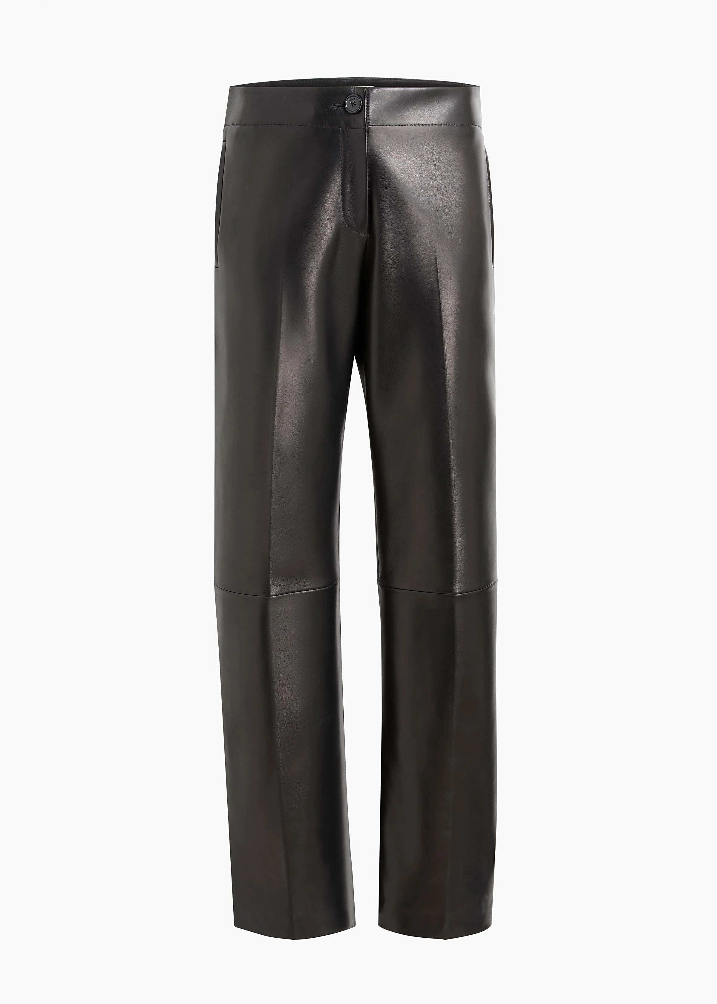Khaite - Mita Pant in Black Leather