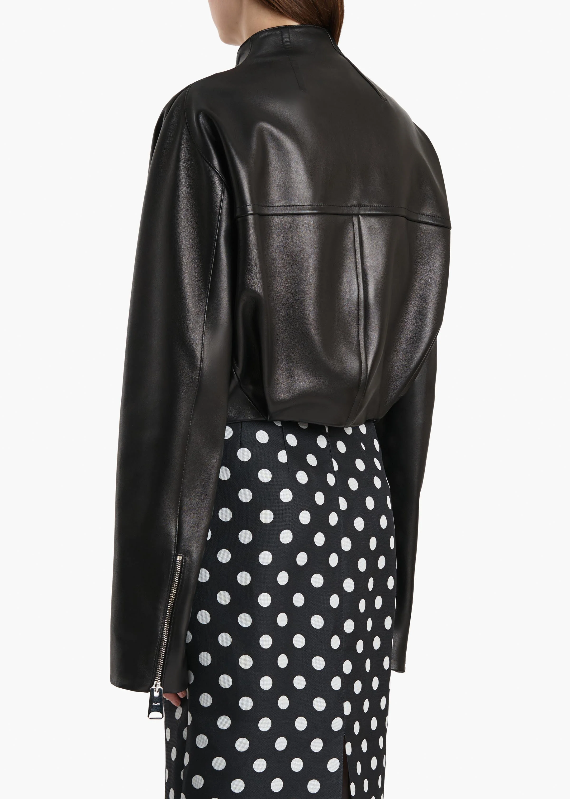 Khaite - Niki Jacket in Black Leather - Image 4