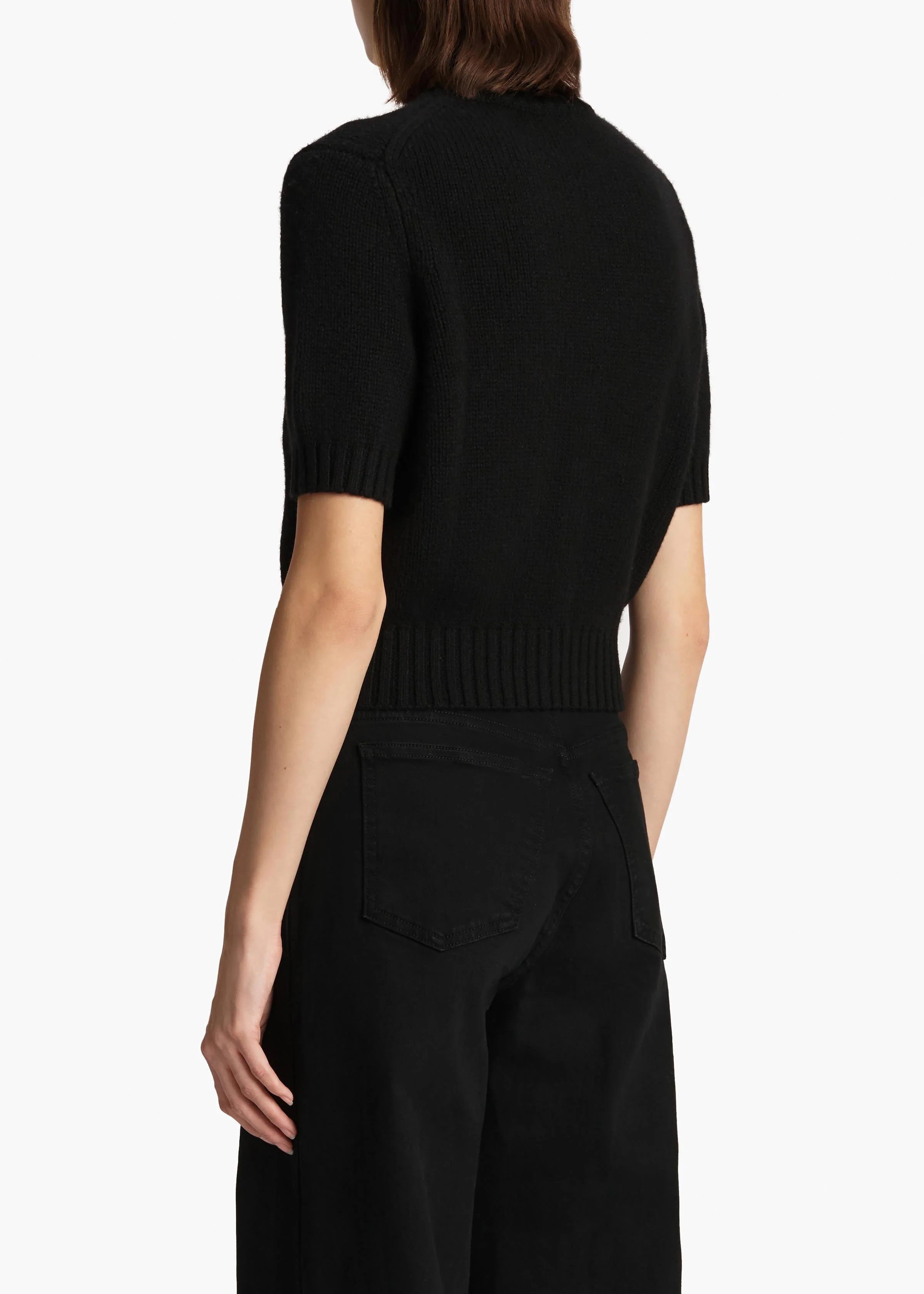 Khaite - Nora Cardigan in Black - Image 4