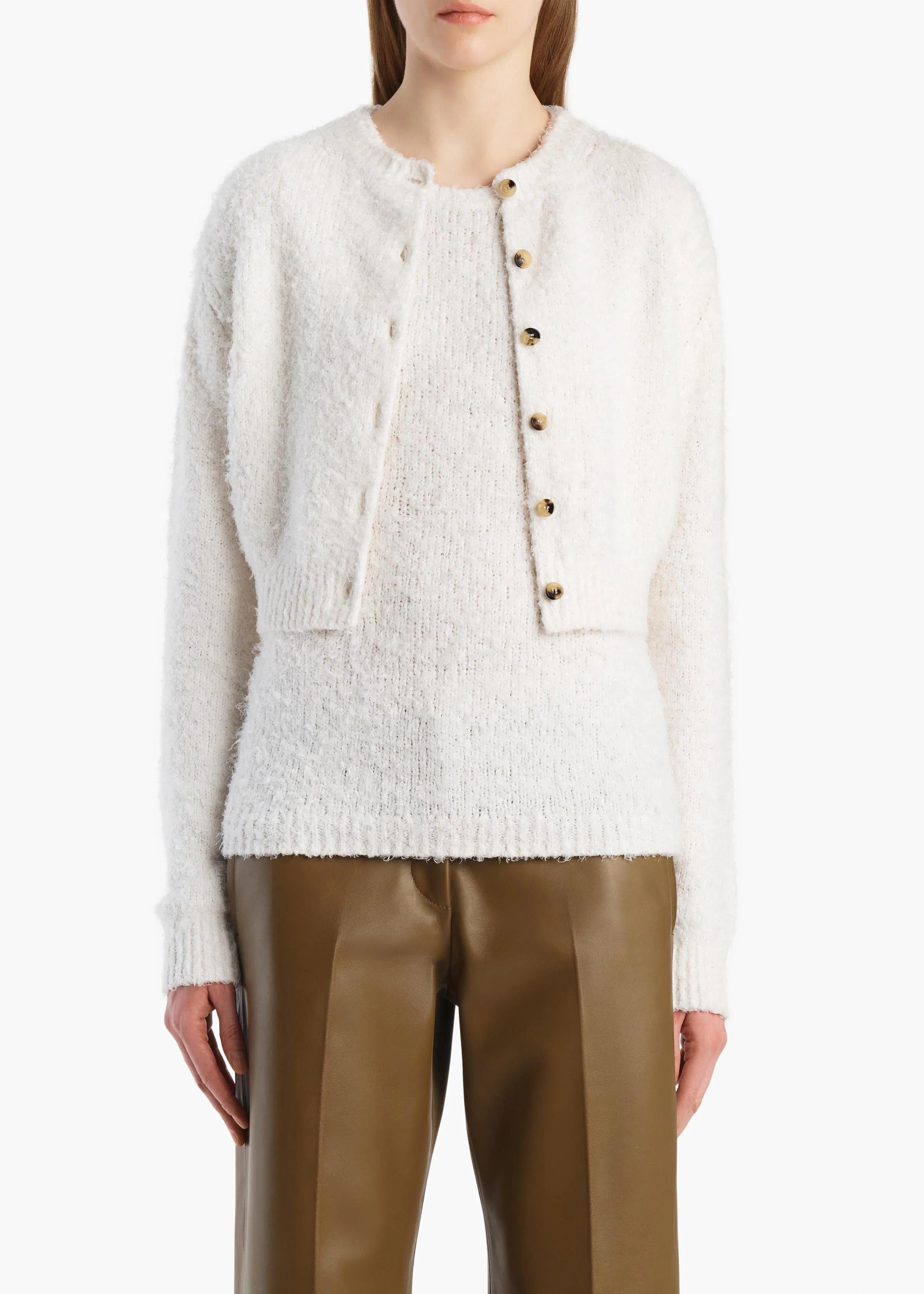 Khaite - Paloma Cardigan in Glaze - Image 3