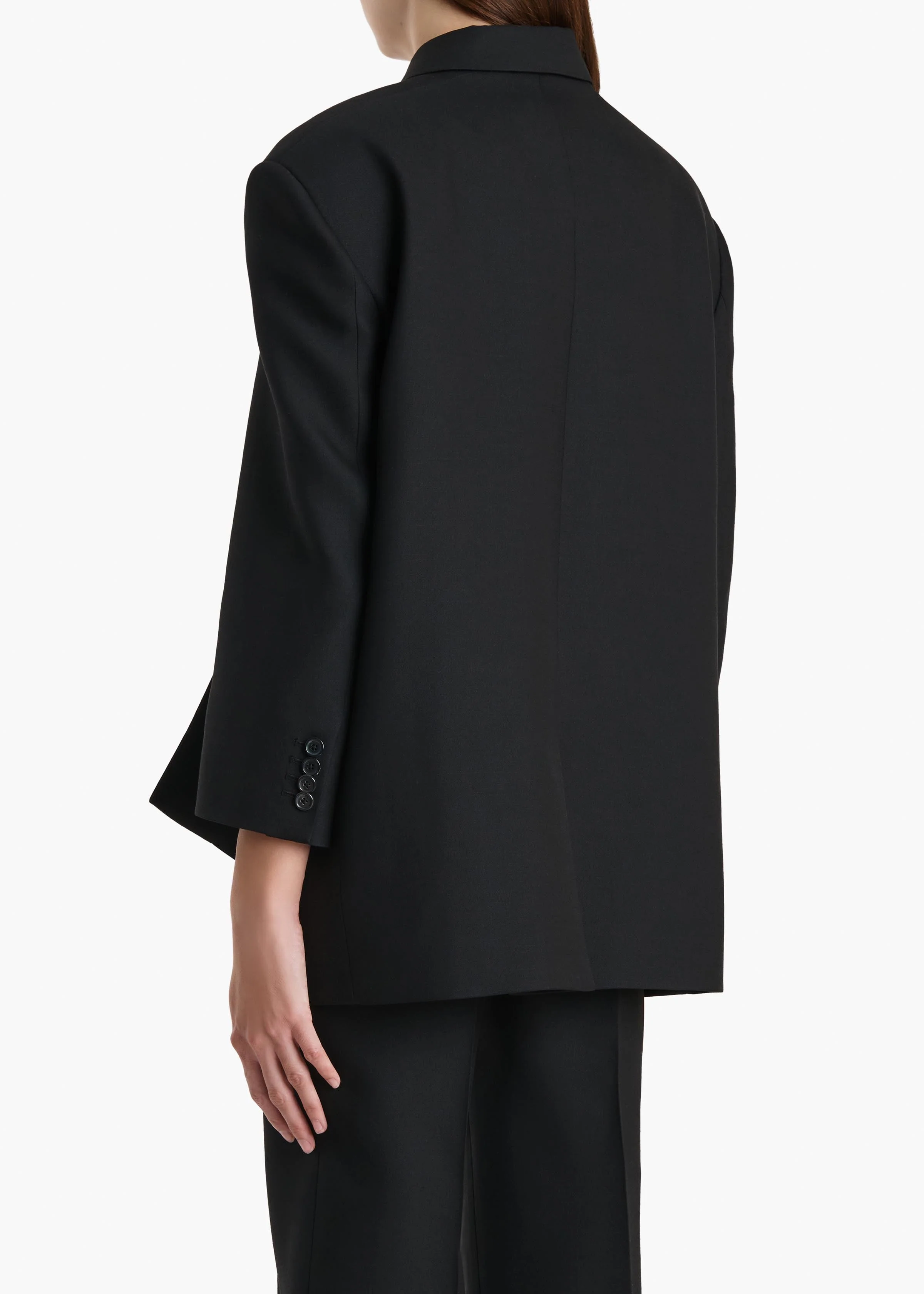Khaite - Palto Jacket in Black - Image 4