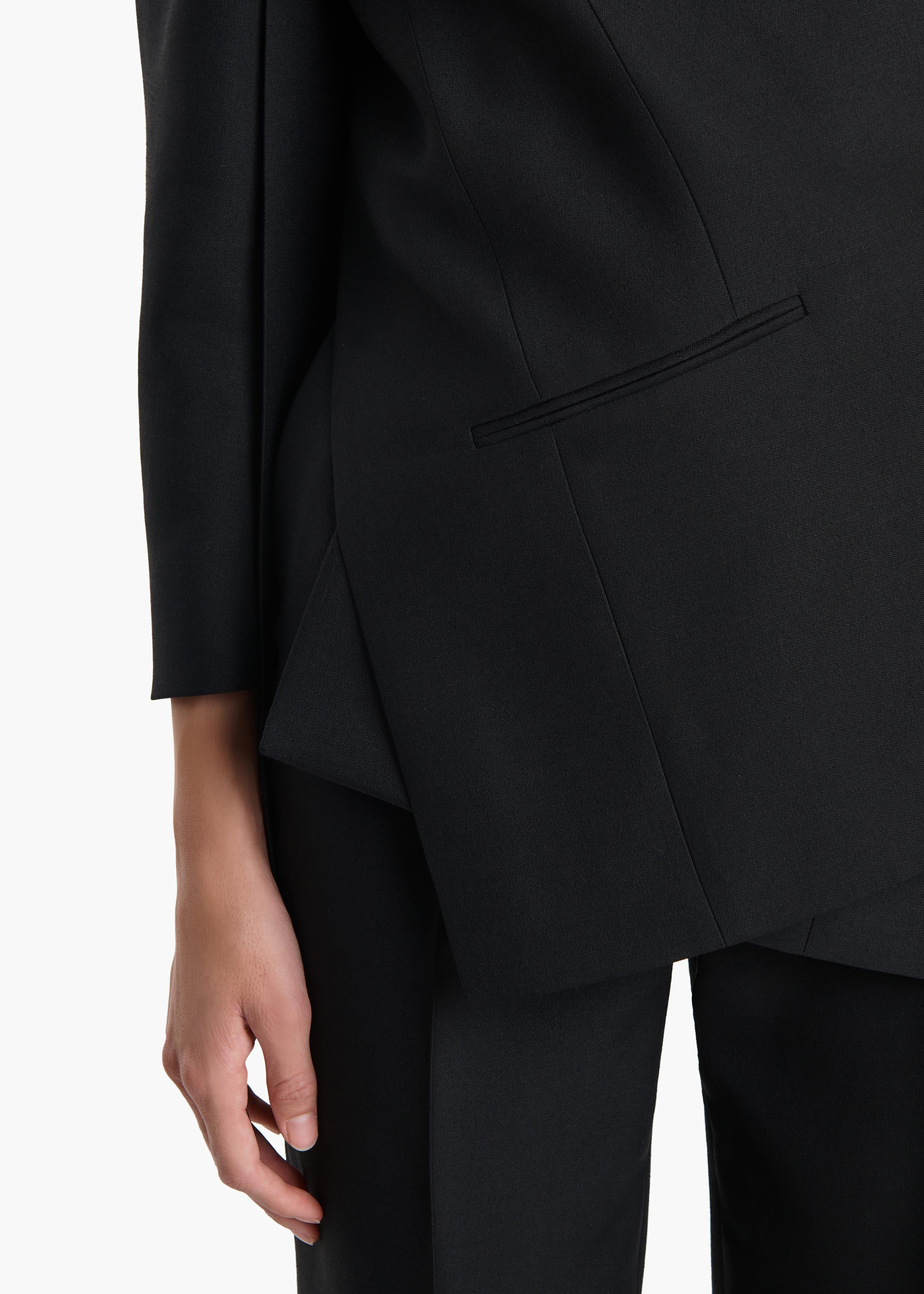 Khaite - Palto Jacket in Black - Image 5