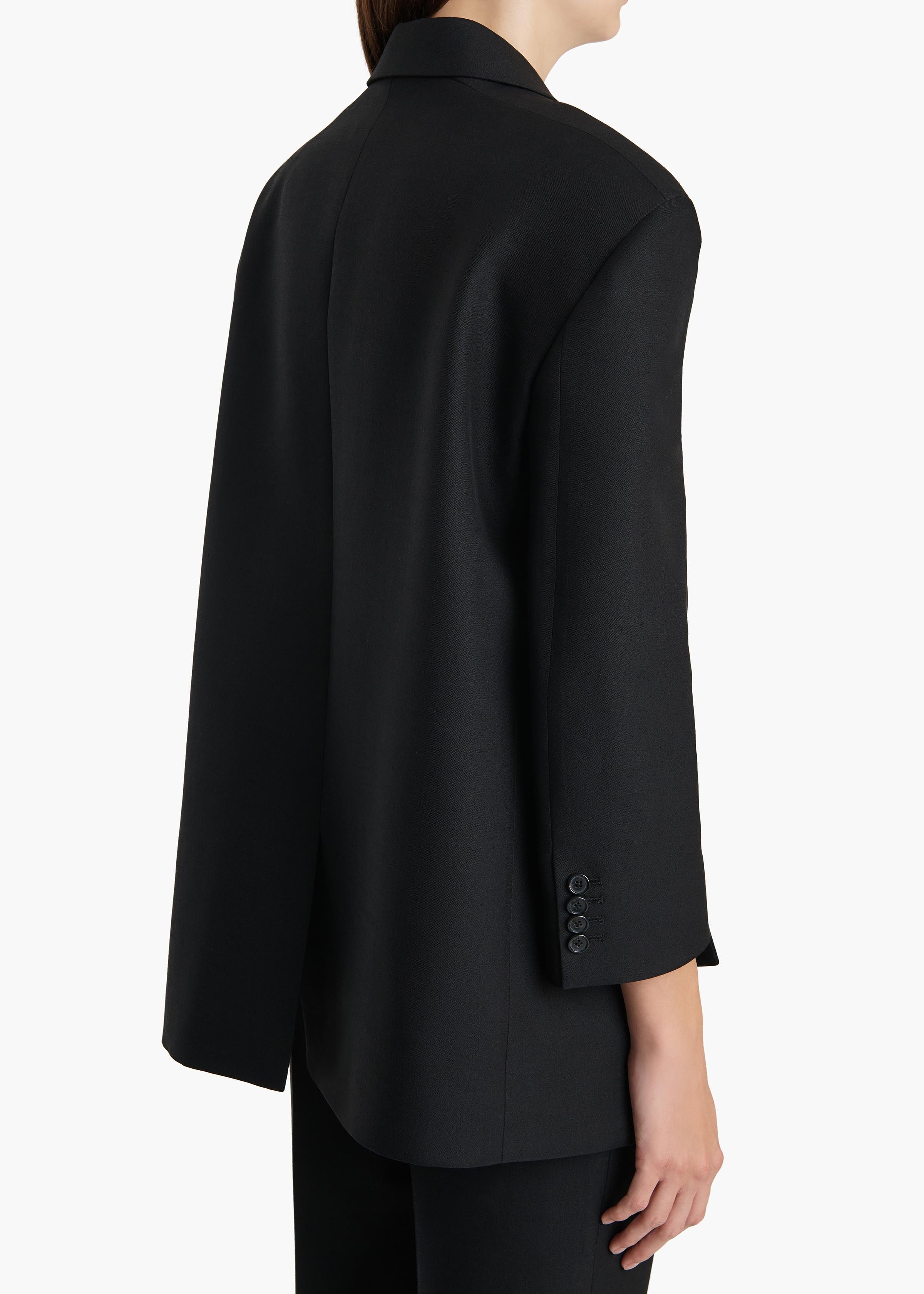 Khaite - Palto Jacket in Black - Image 6