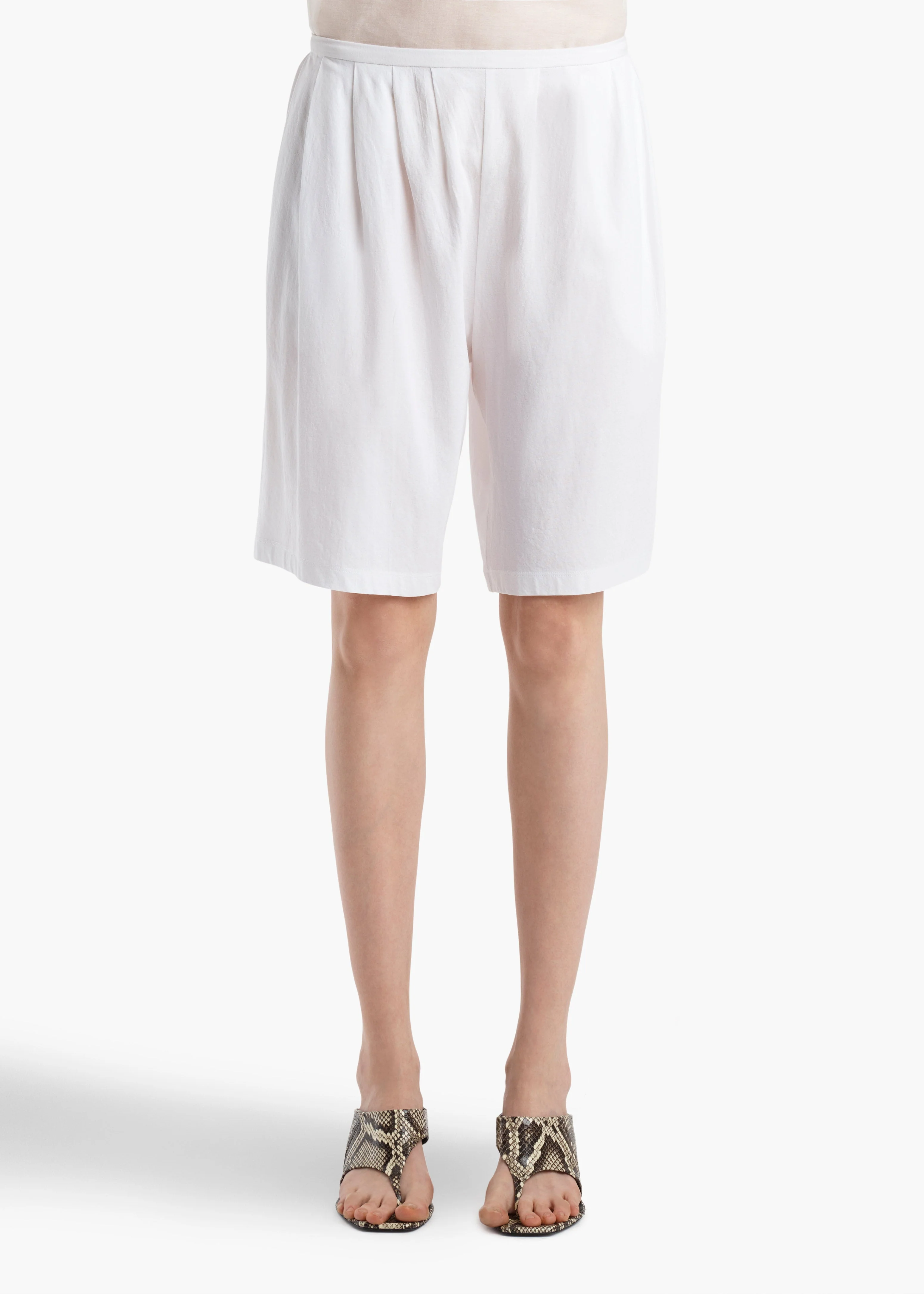 Khaite - Poppy Short in White - Image 3