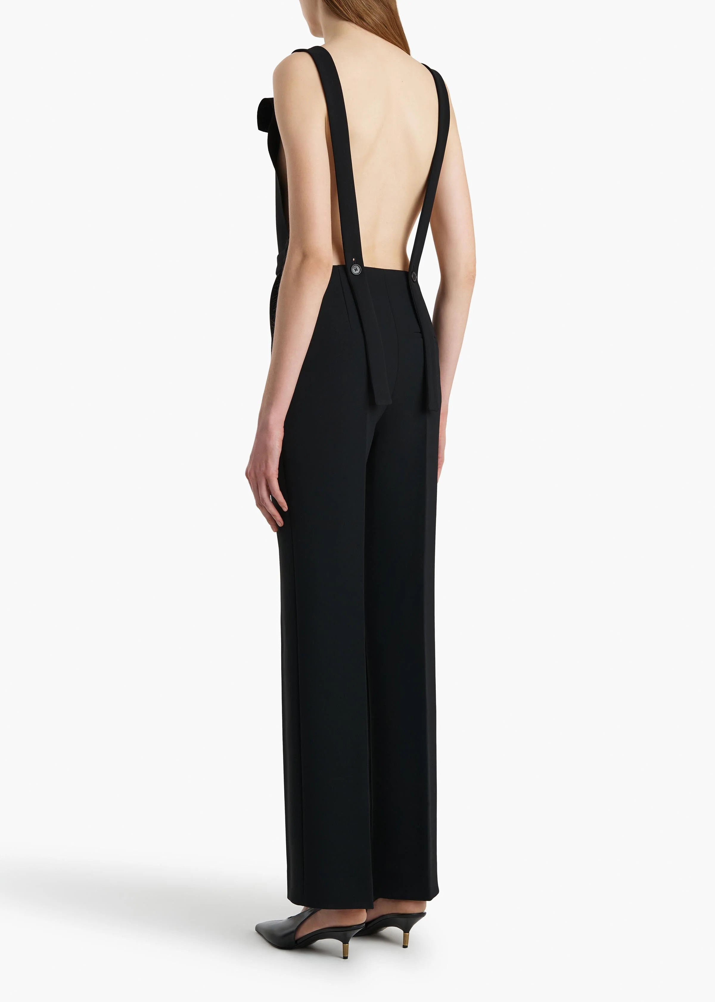 Khaite - Rae Dungaree in Black - Image 3
