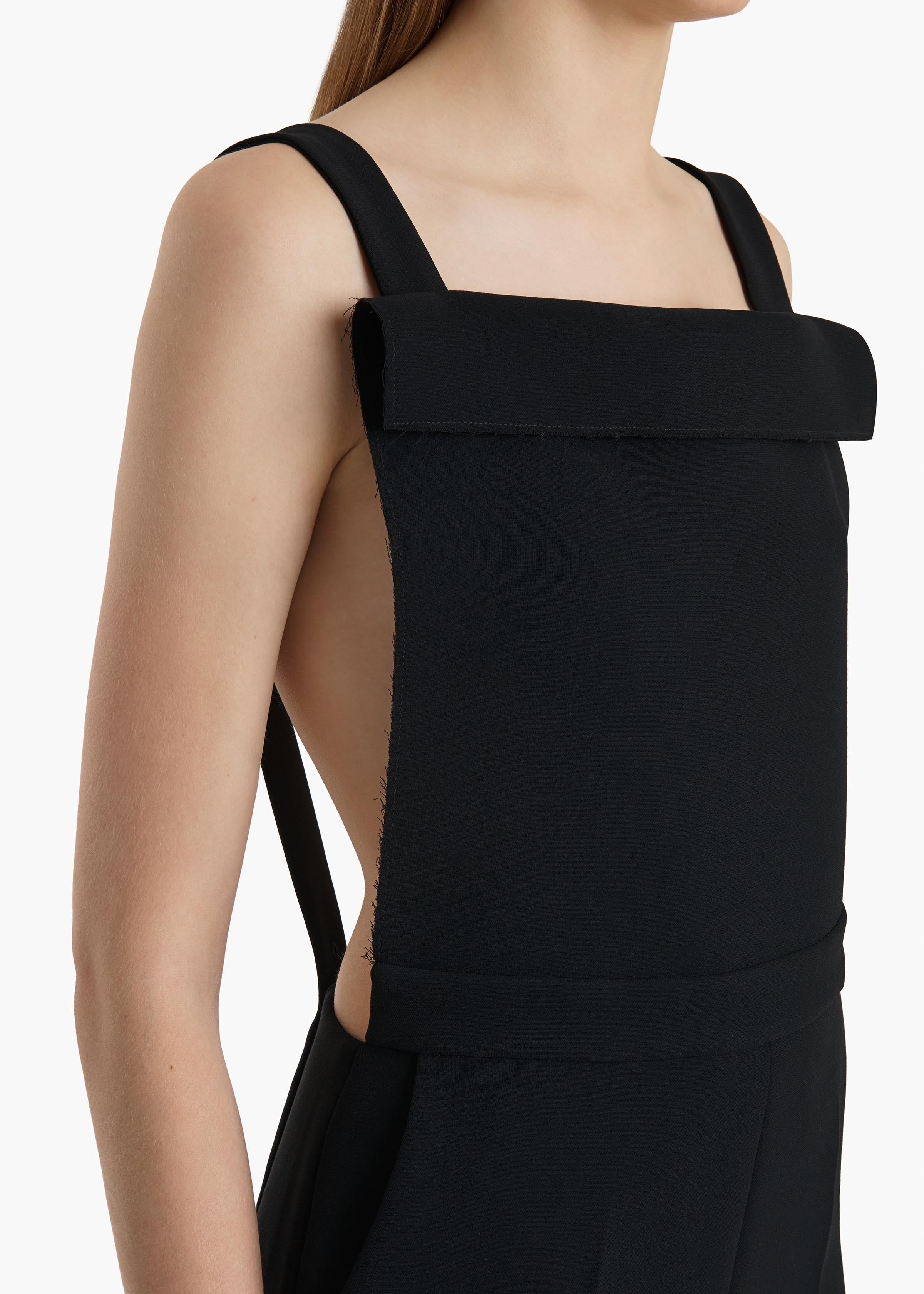 Khaite - Rae Dungaree in Black - Image 4
