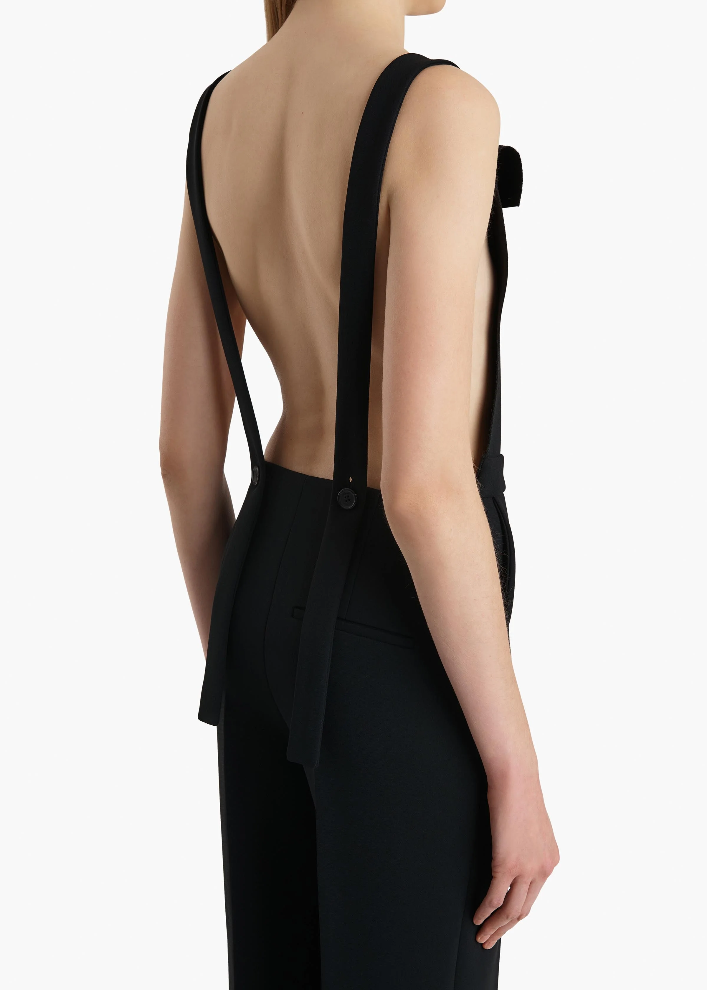 Khaite - Rae Dungaree in Black - Image 5