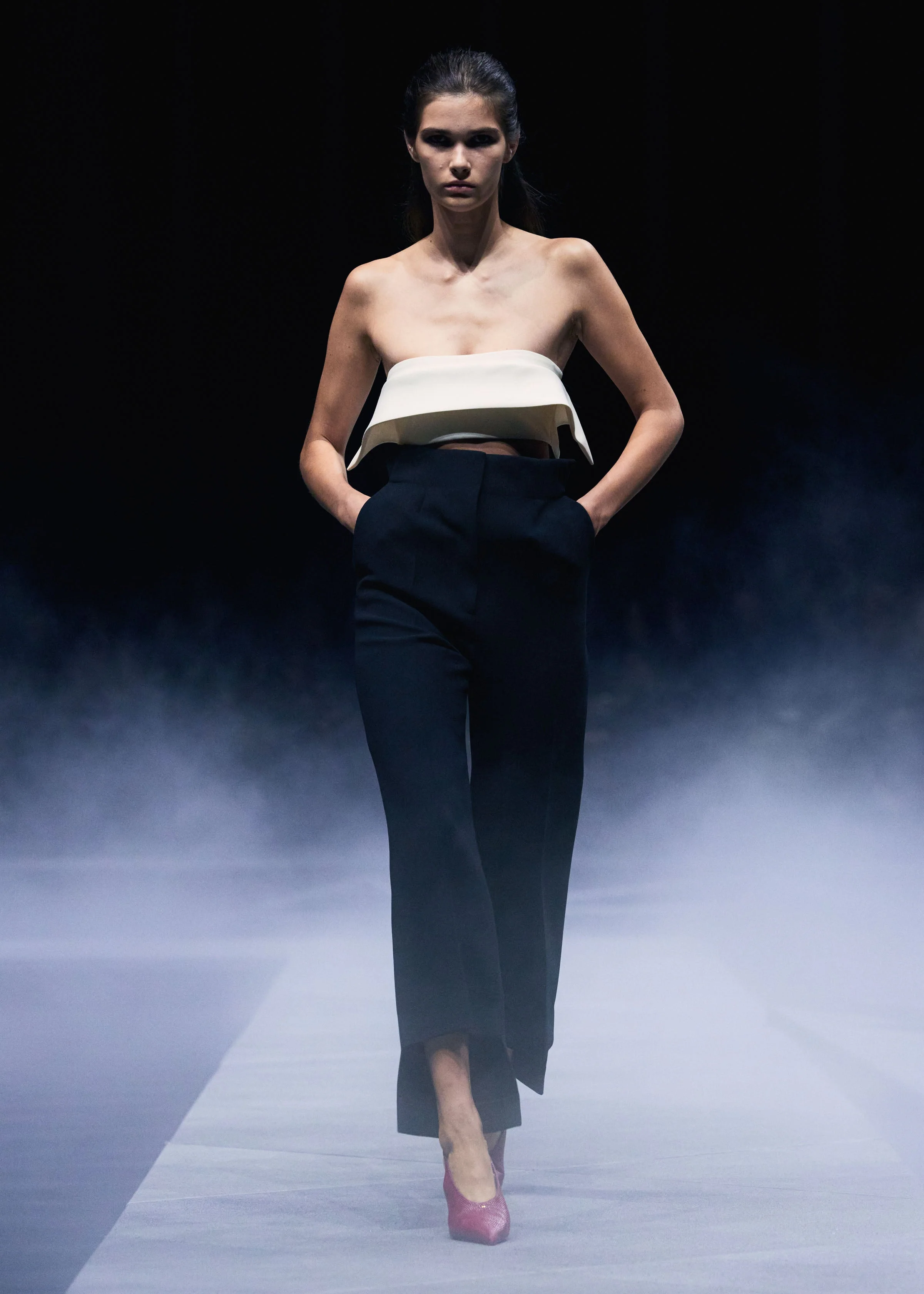 Khaite - Rae Pant in Black Crepe - Image 7