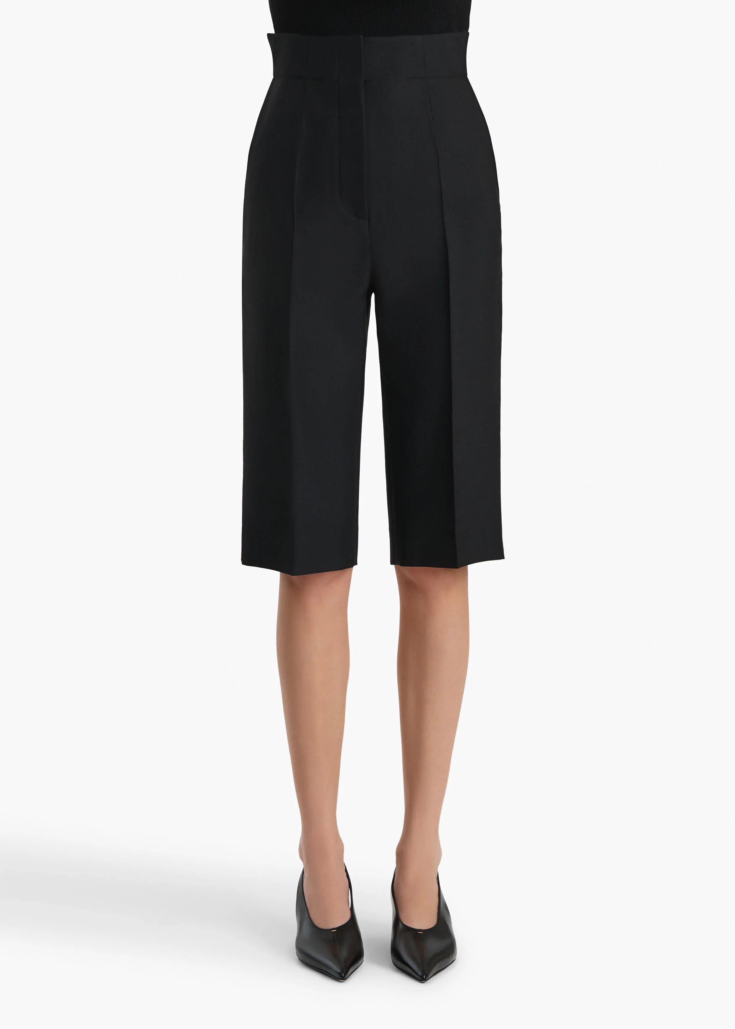 Khaite - Raelle Short in Black - Image 3
