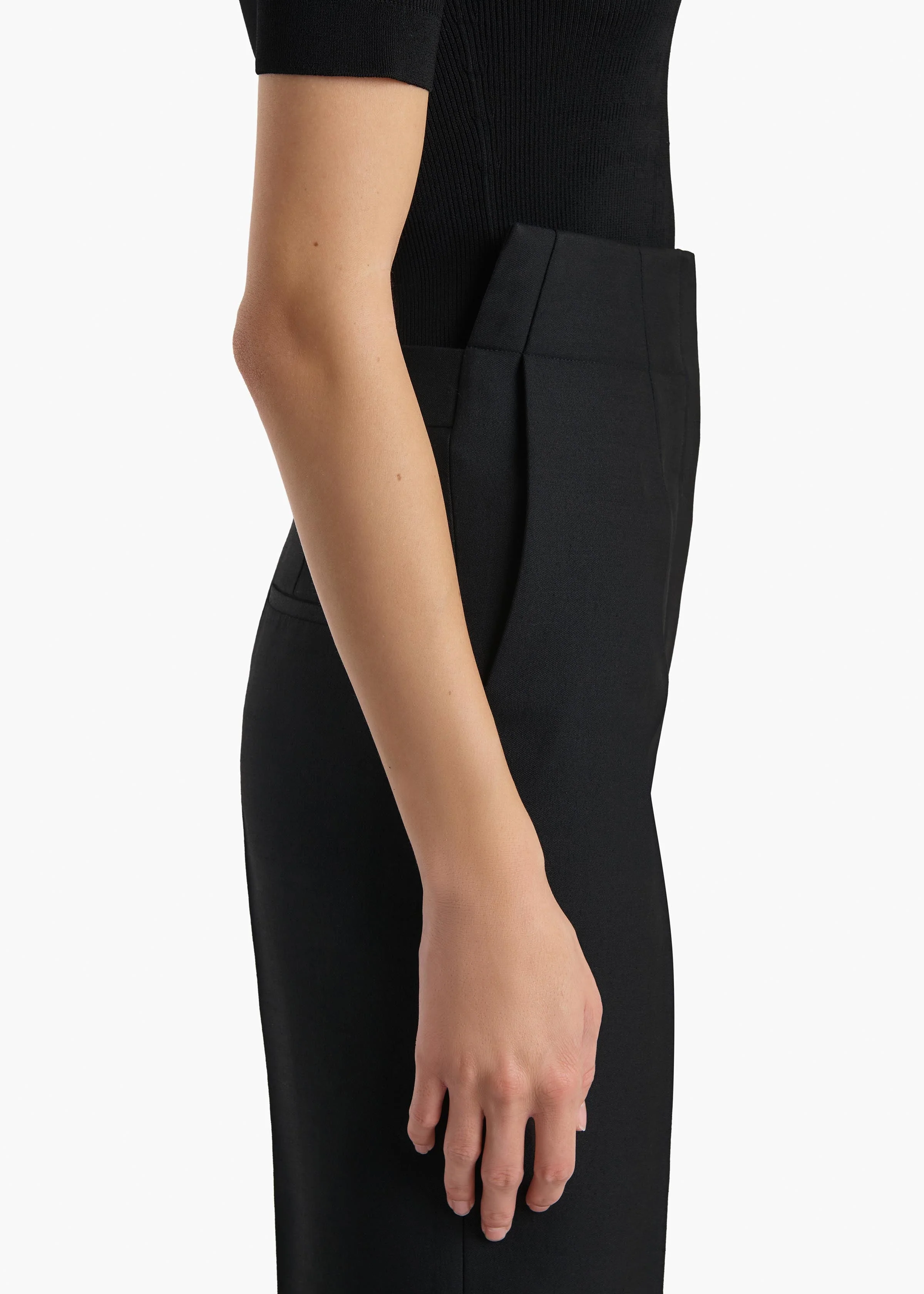 Khaite - Raelle Short in Black - Image 5