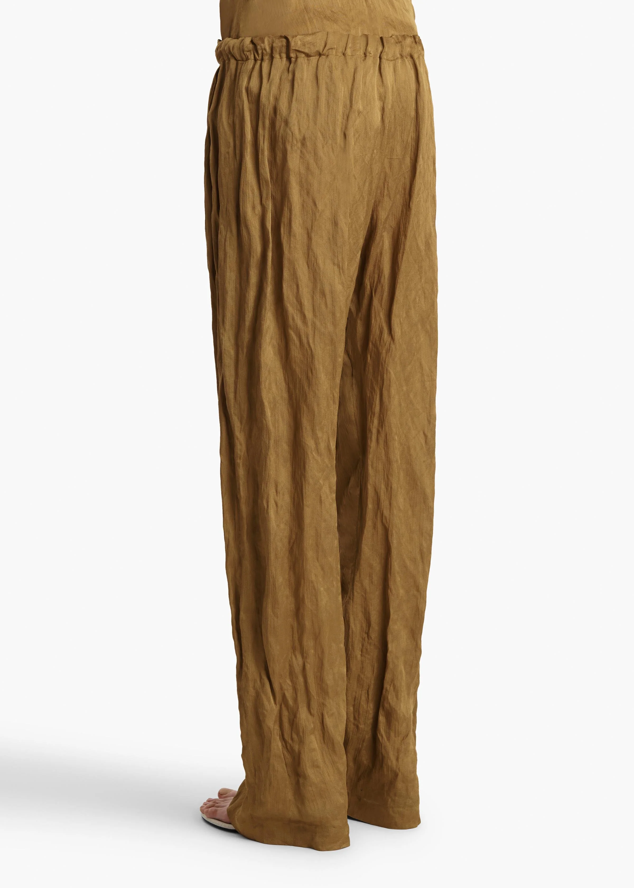 Khaite - Rohen Pant in Golden Ochre - Image 4