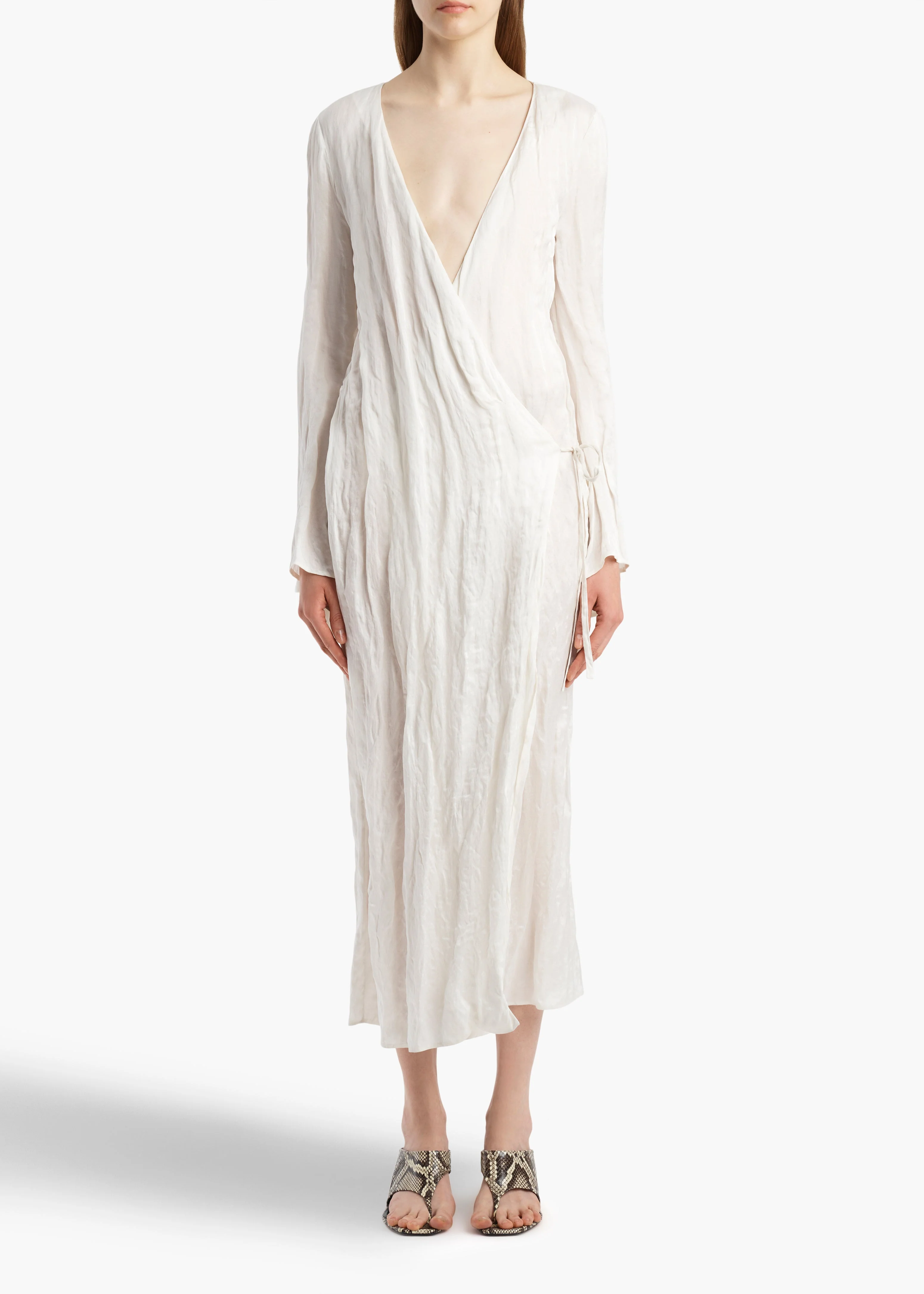 Khaite - Rommi Dress in Chalk - Image 2
