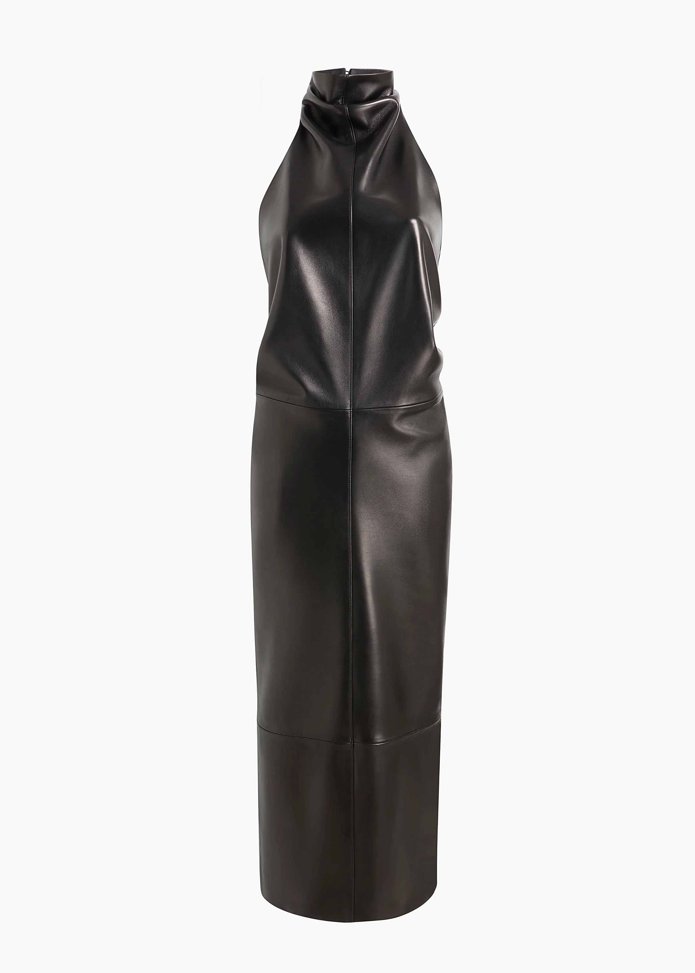 Khaite - Roxanne Dress in Black Leather