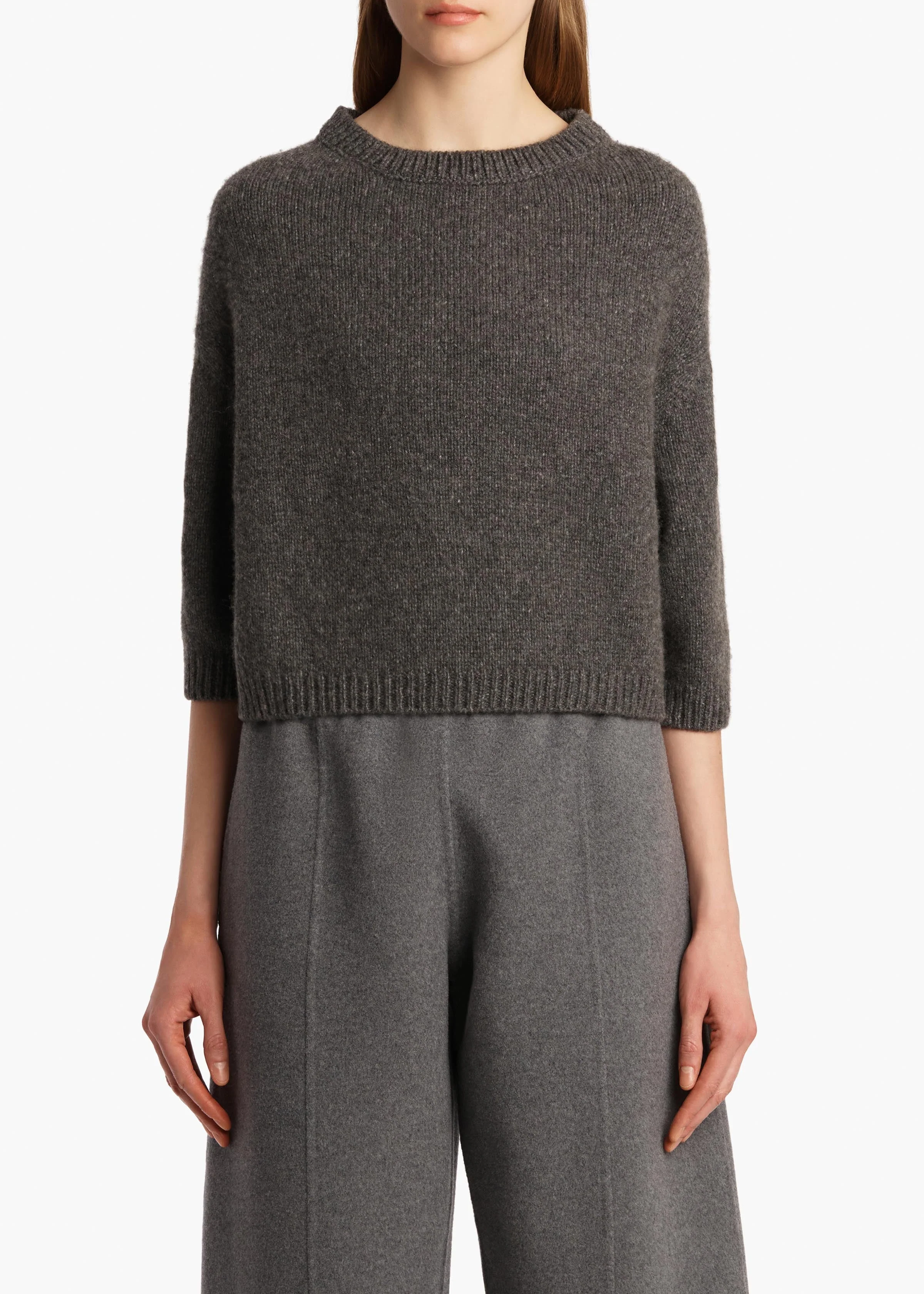 Khaite - Sabina Sweater in Stone - Image 3