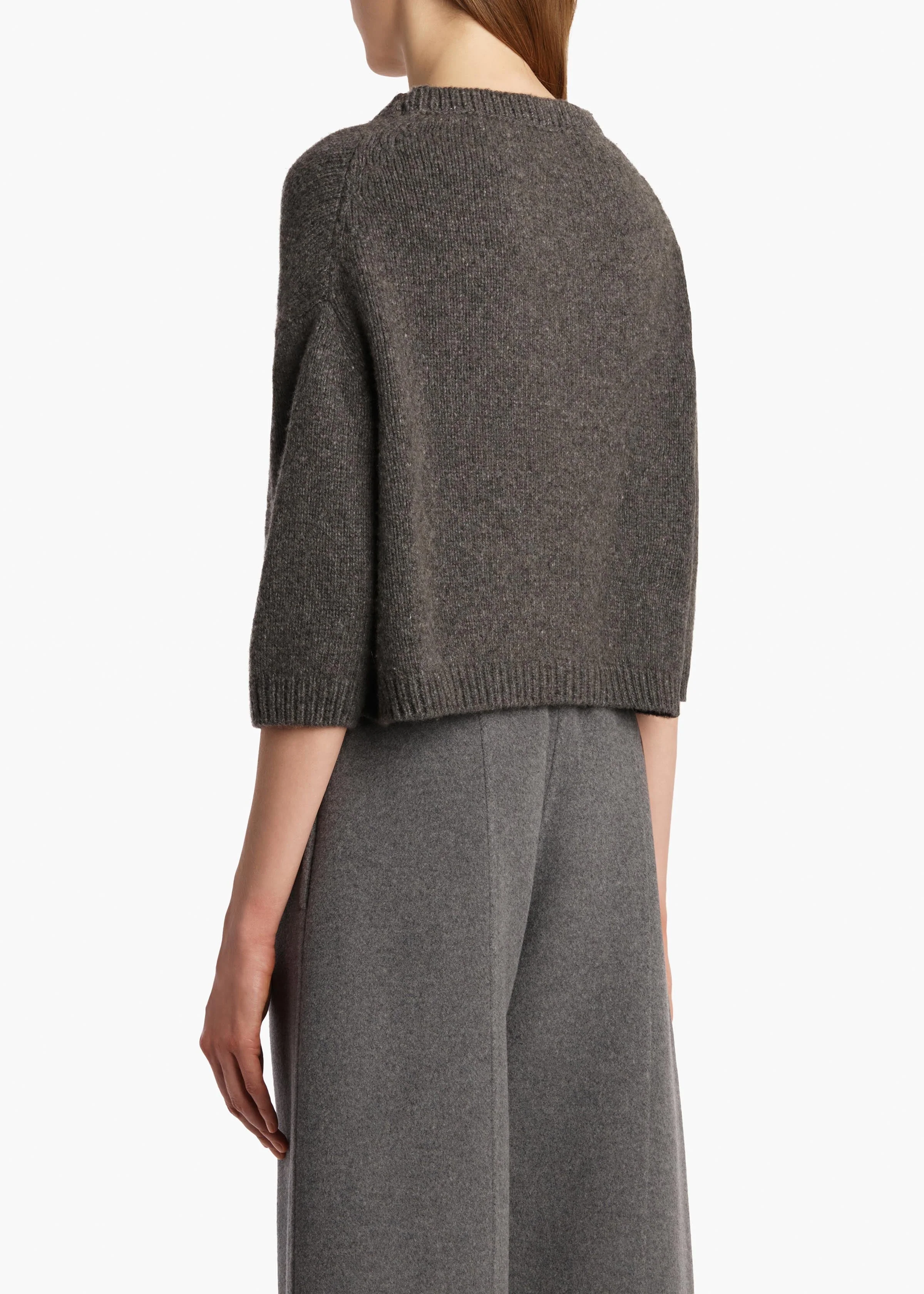 Khaite - Sabina Sweater in Stone - Image 4