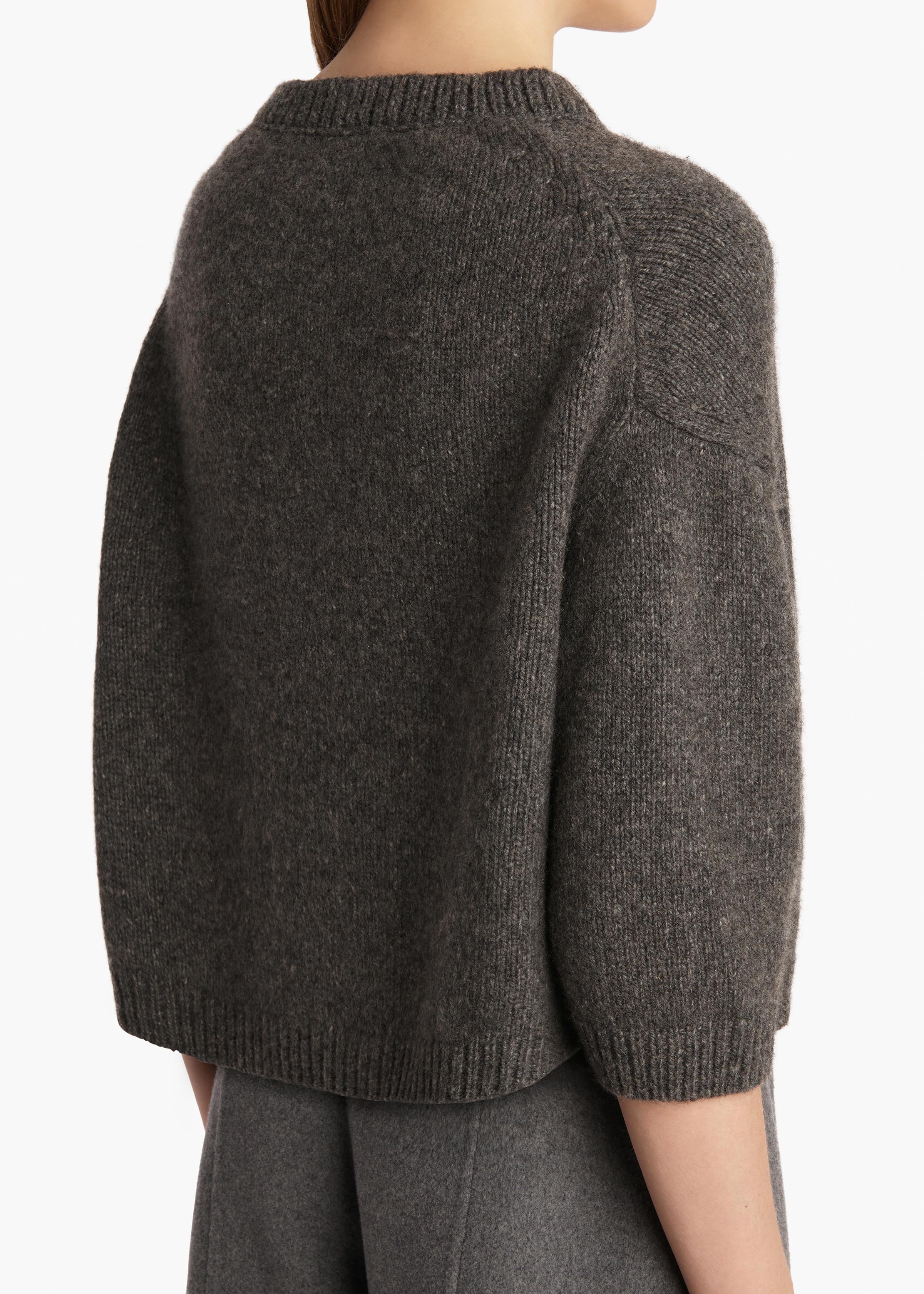 Khaite - Sabina Sweater in Stone - Image 6