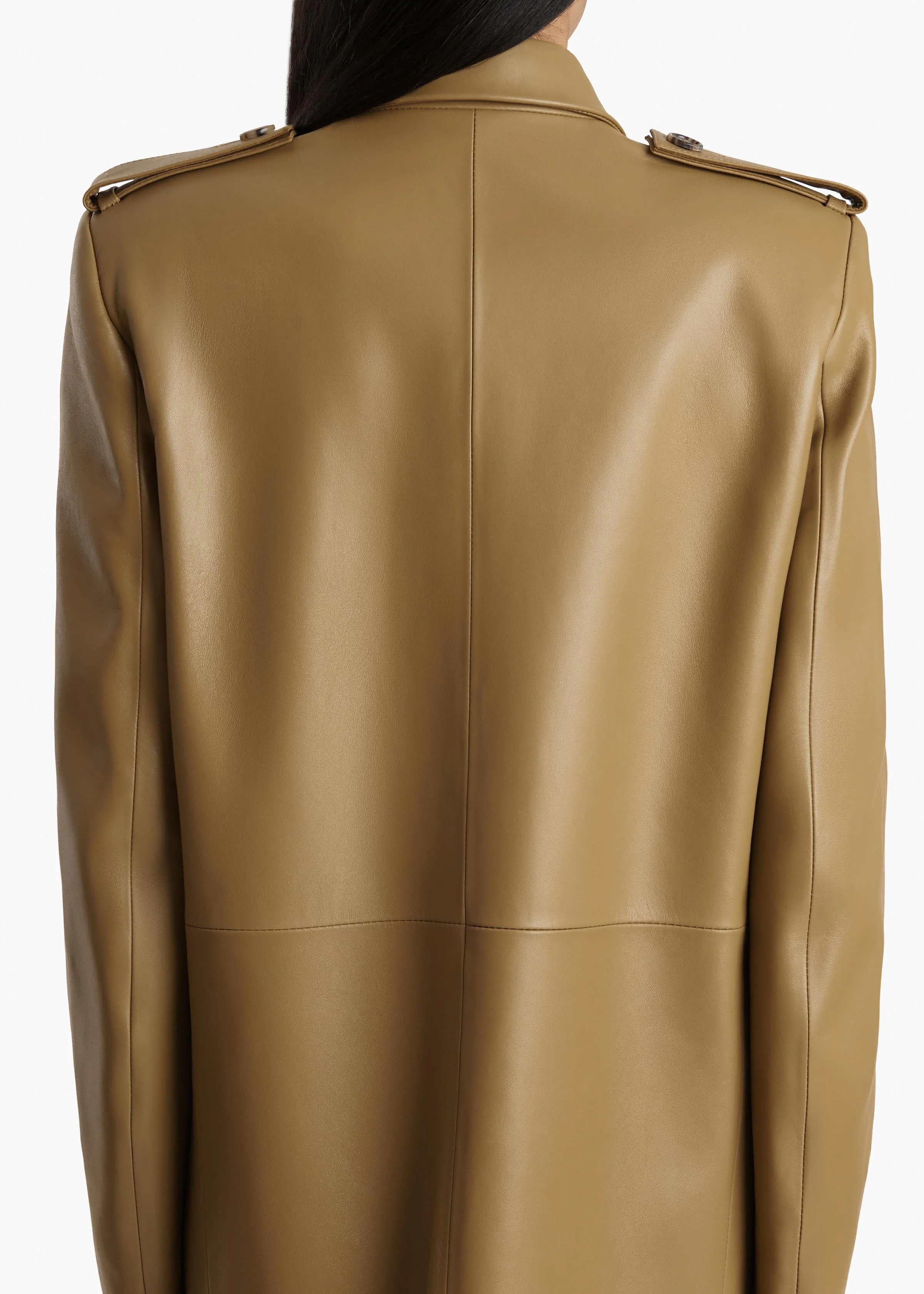 Khaite - Sadra Coat in Golden Ochre - Image 6